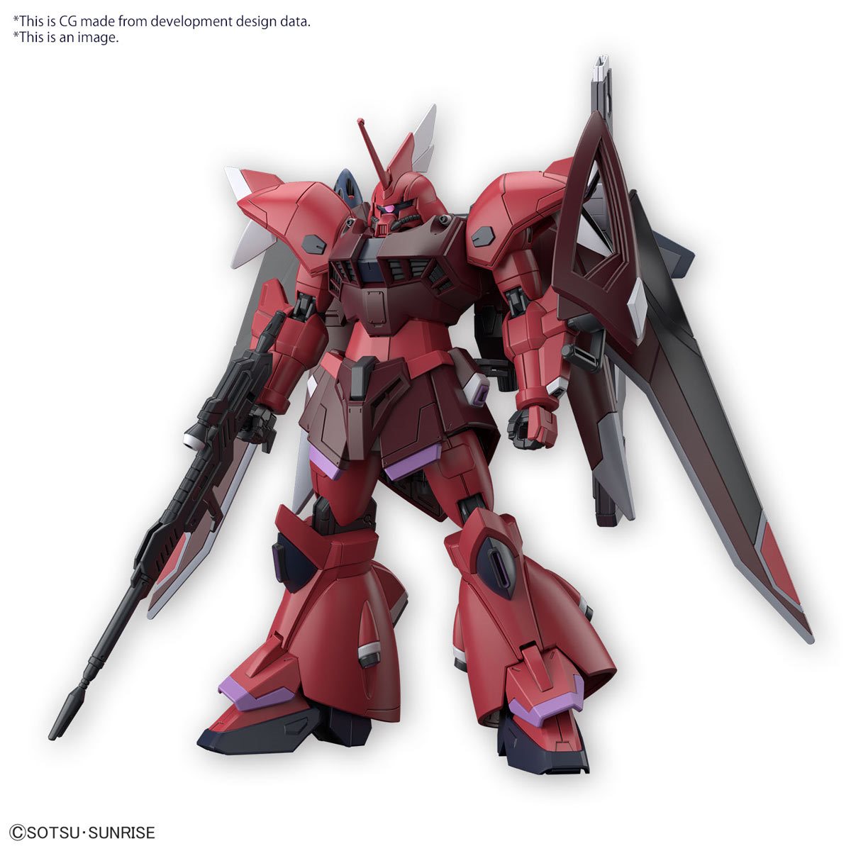 Bandai Hobby Gunpla High Grade Model Kit: Mobile Suit Gundam Seed Freedom Movie - Gelgoog Menace Tentative Escala 1/144