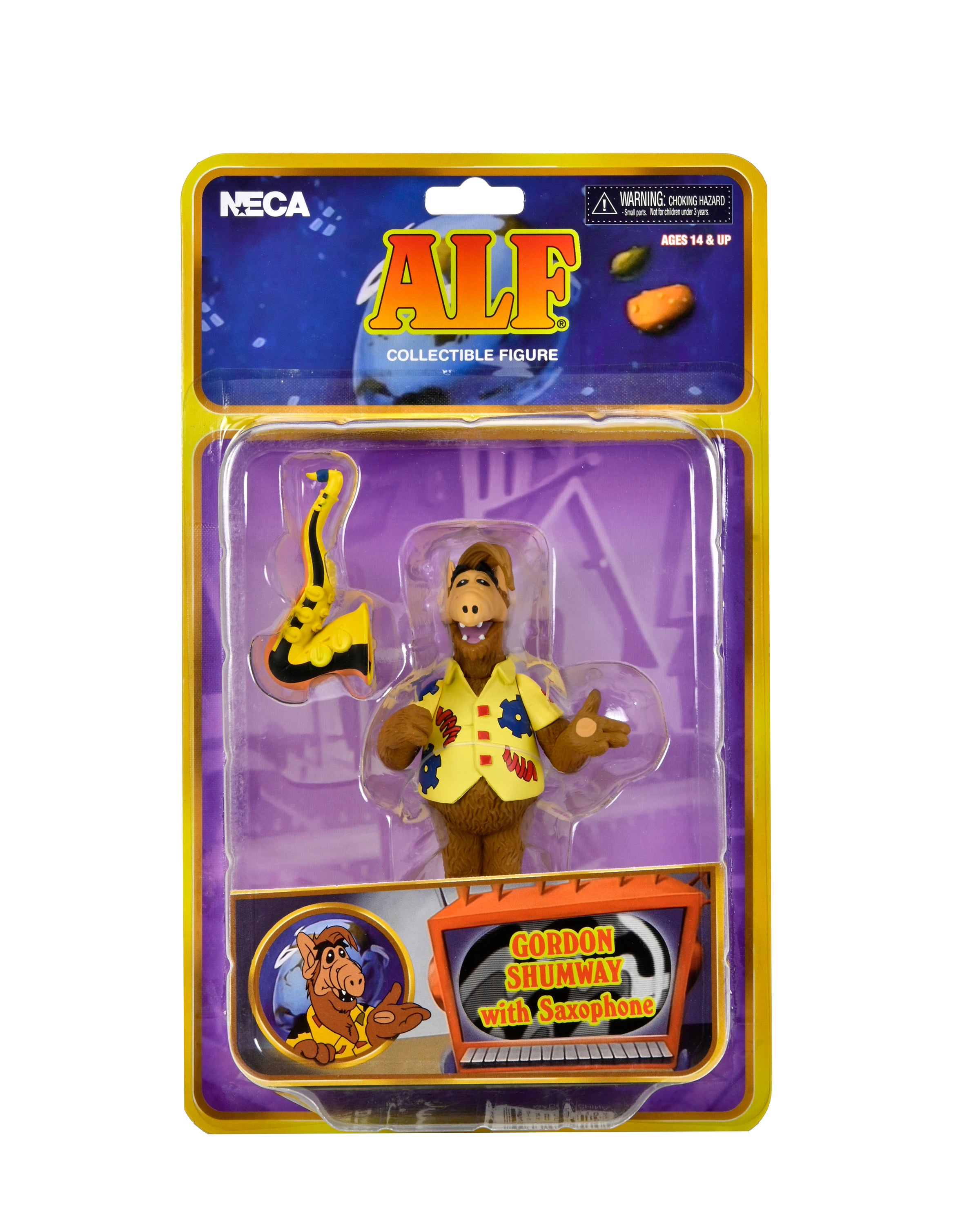 NECA Figura de Acción: Toony Classic - Alf Con Saxofón 6 Pulgadas