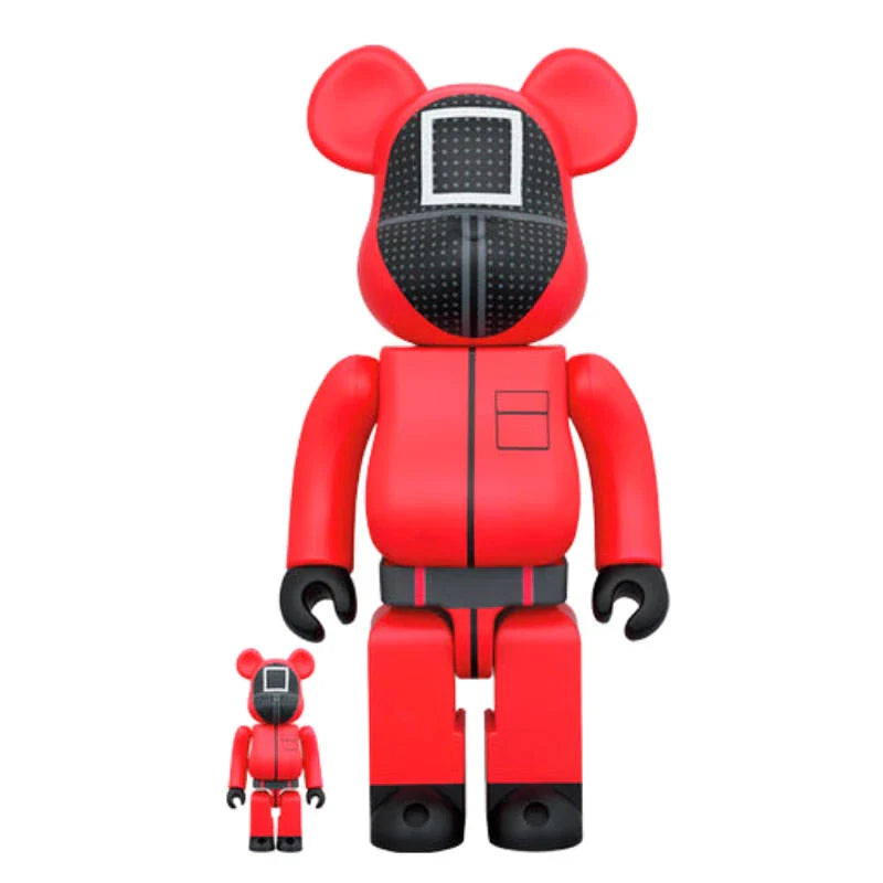 Medicom Toy Be@rbrick: Juego Del Calamar - Set Supervisor Enmascarado 100% Y 400%