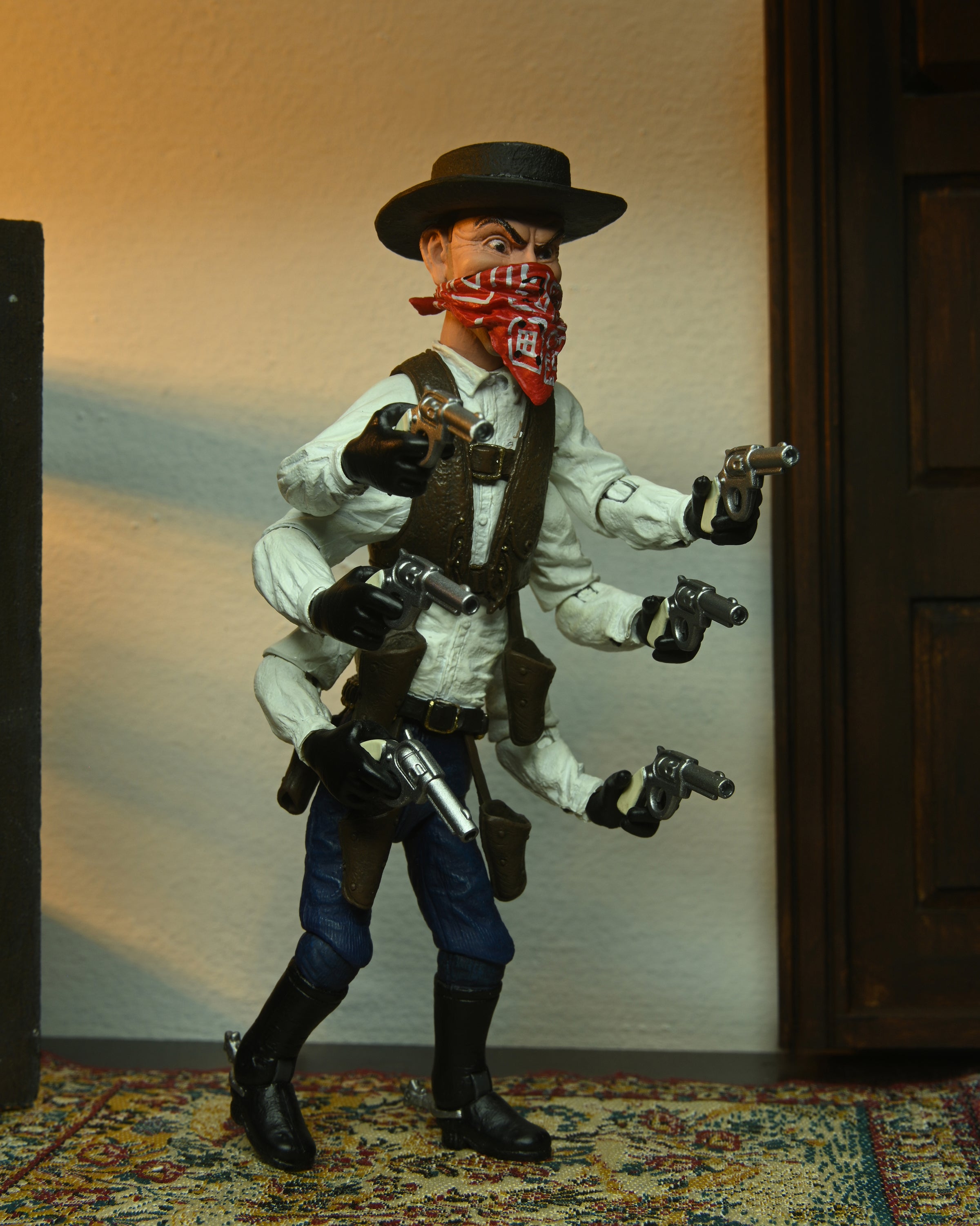 NECA Figura de Accion Ultimate: Puppet Master - Six Shooter y Jester 2 Pack de 7 Pulgadas