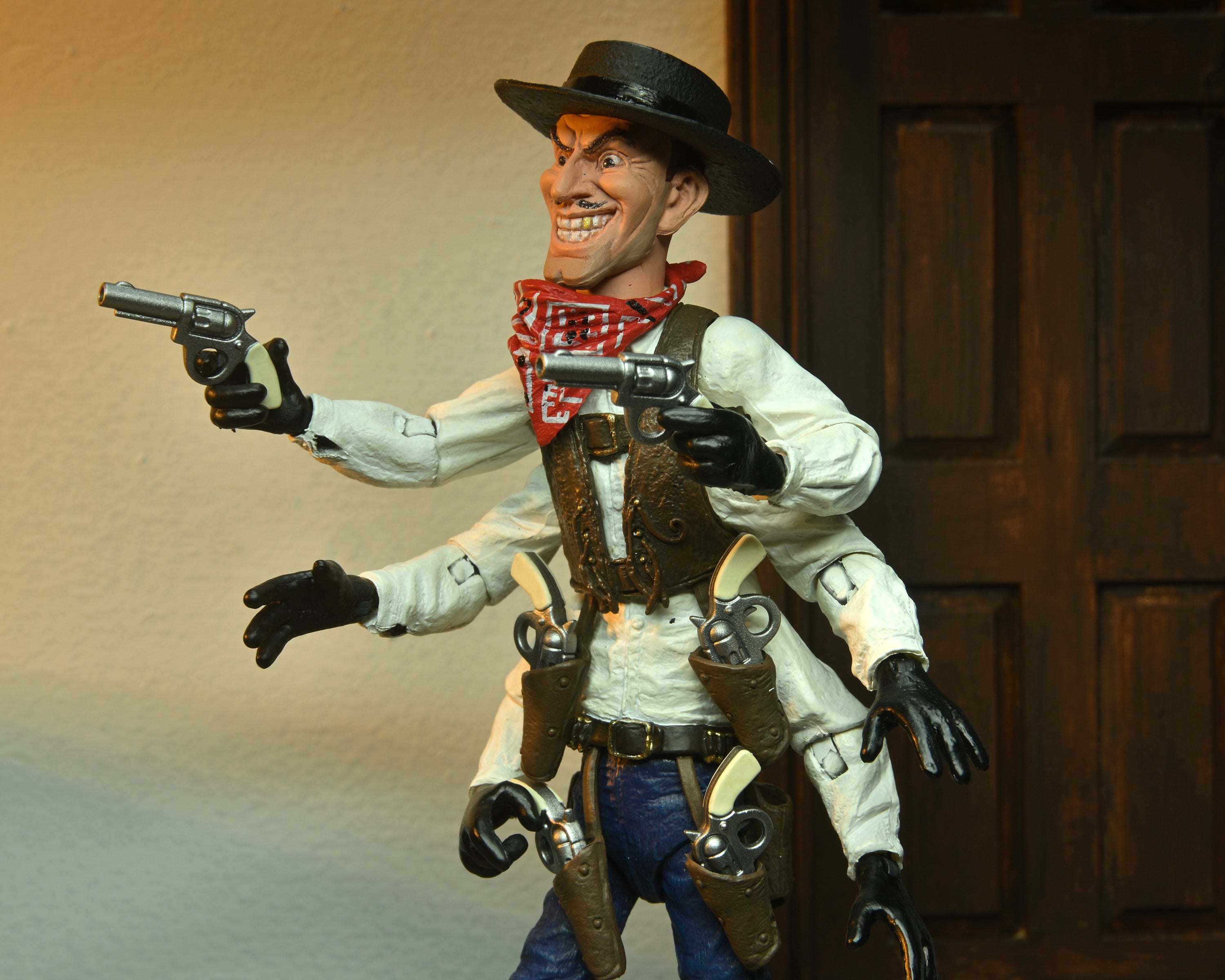 NECA Figura de Accion Ultimate: Puppet Master - Six Shooter y Jester 2 Pack de 7 Pulgadas