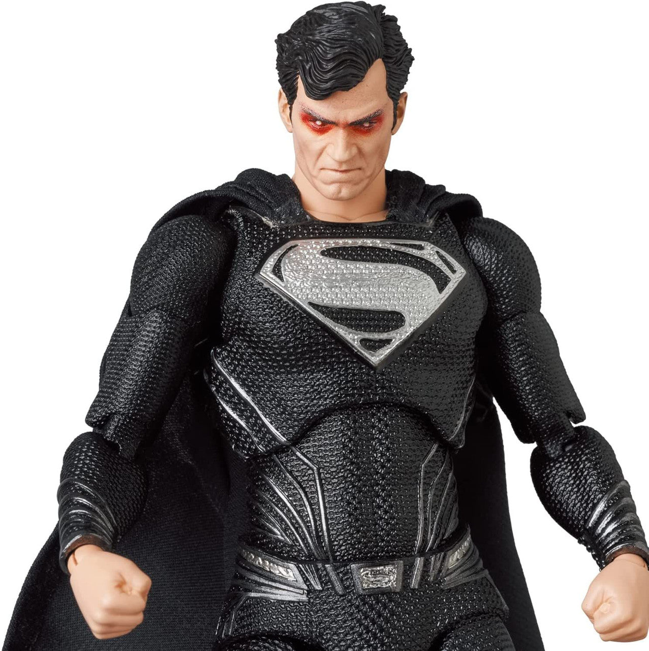 Medicom Toy Action Figure Mafex: Dc Justice League Zack Snyder - Superman Black Suit