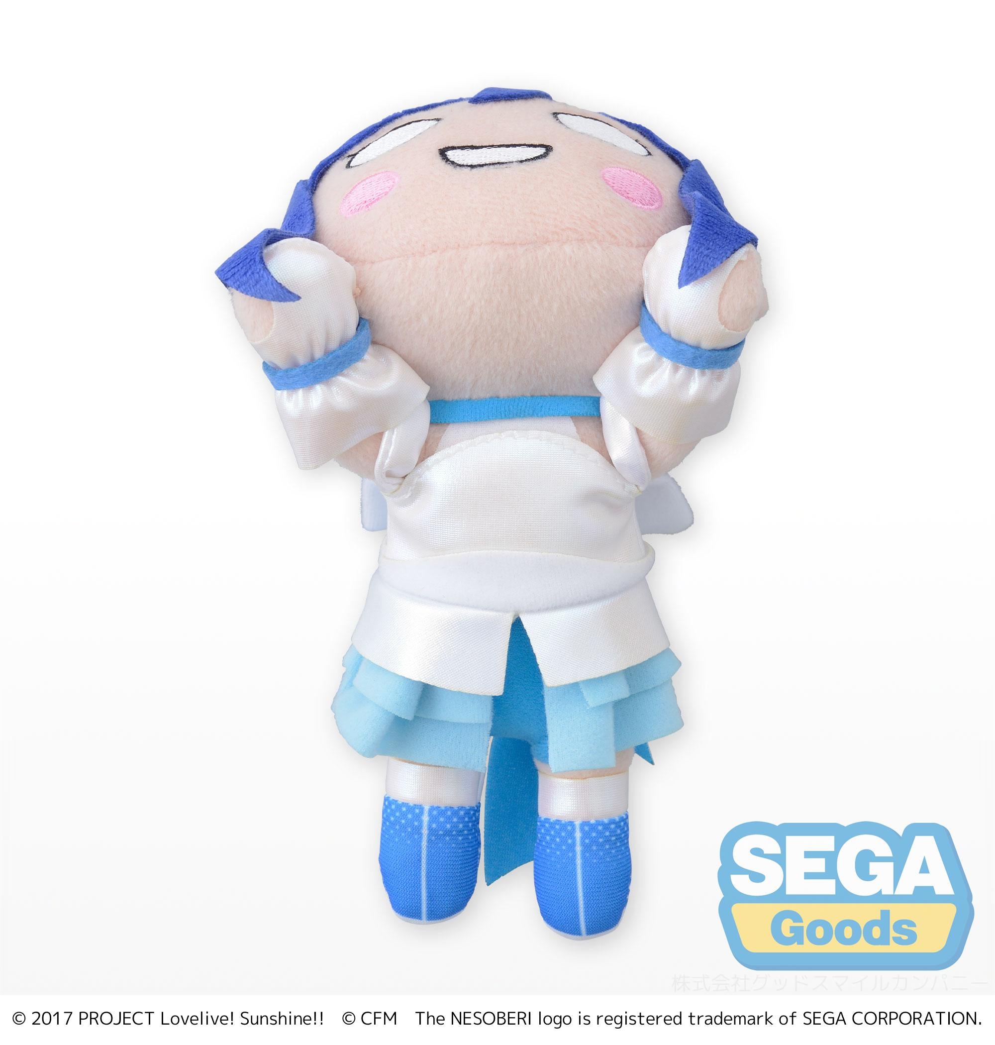 Sega Plushies Nesoberi Lay Down: Love Live Sunshine X Hatsune Miku - Kanan Matsuura Peluche