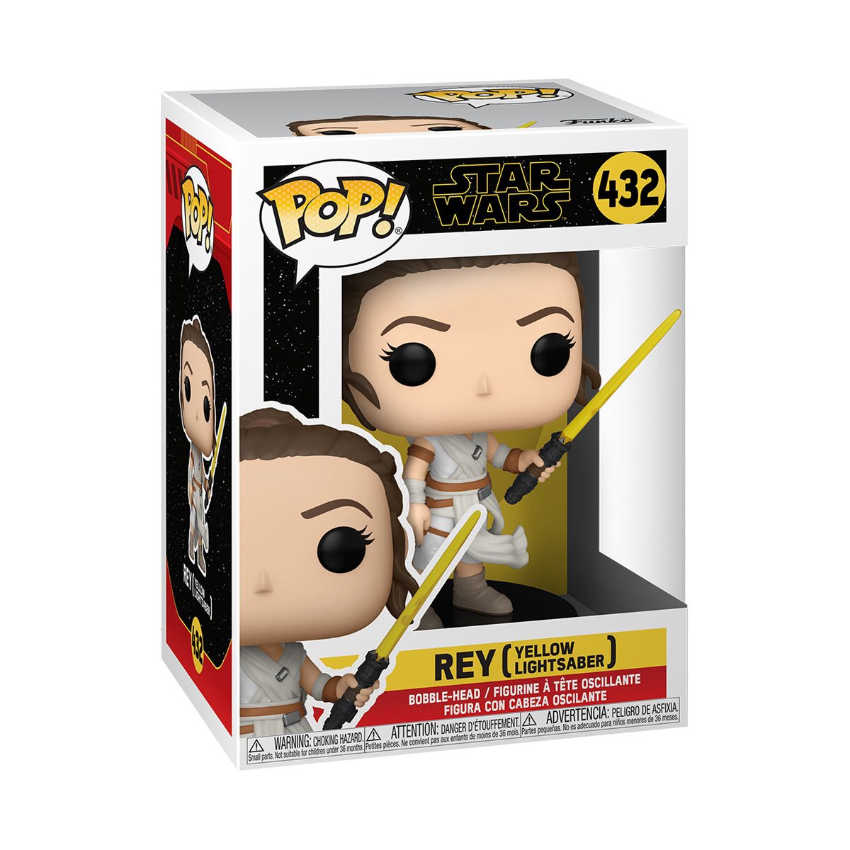 Funko Pop Star Wars: El Ascenso De Skywalker - Rey con Sable Amarillo