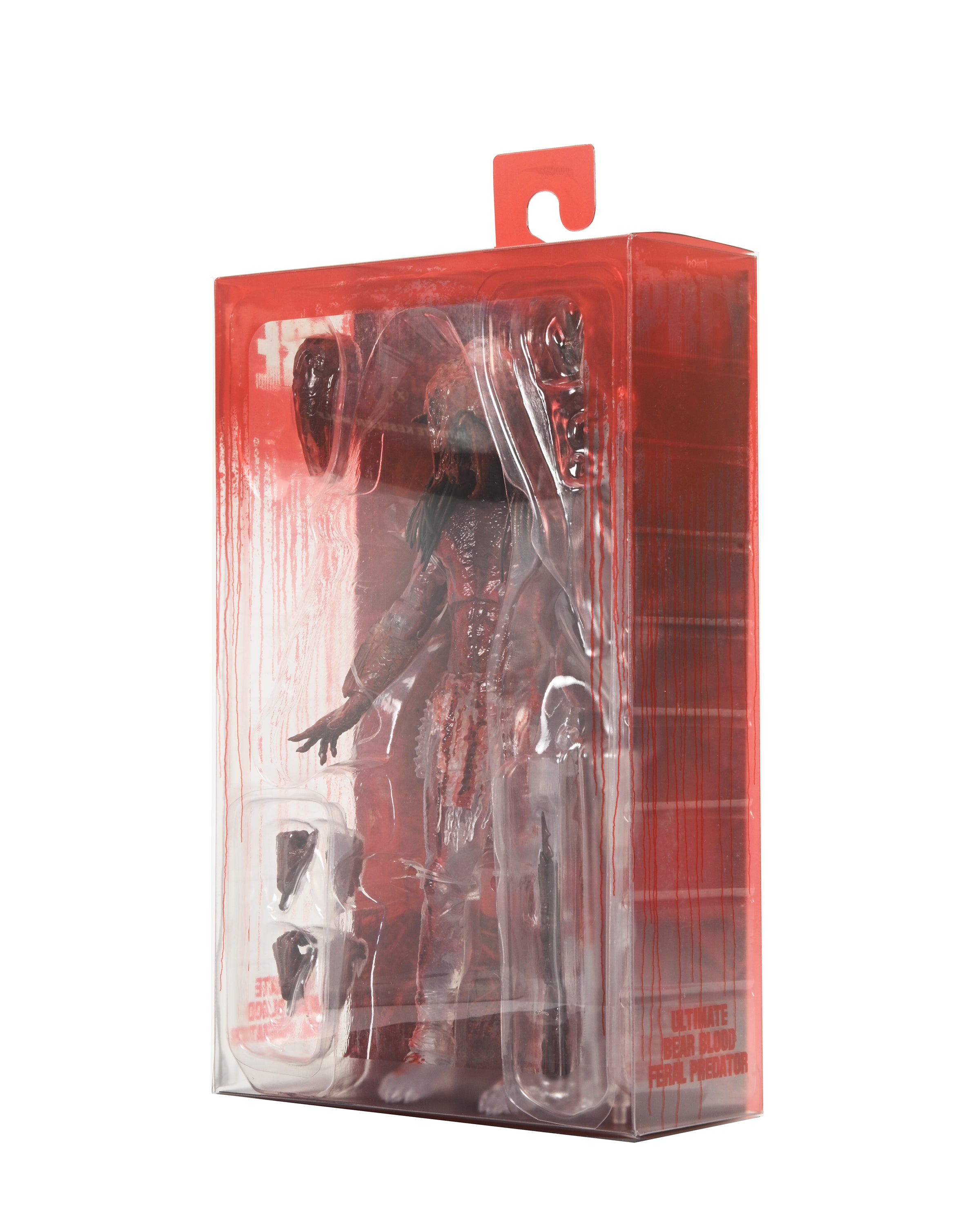 NECA Figura de Accion Ultimate: Depredador La Presa - Depredador Feral Ensangrentado 7 Pulgadas