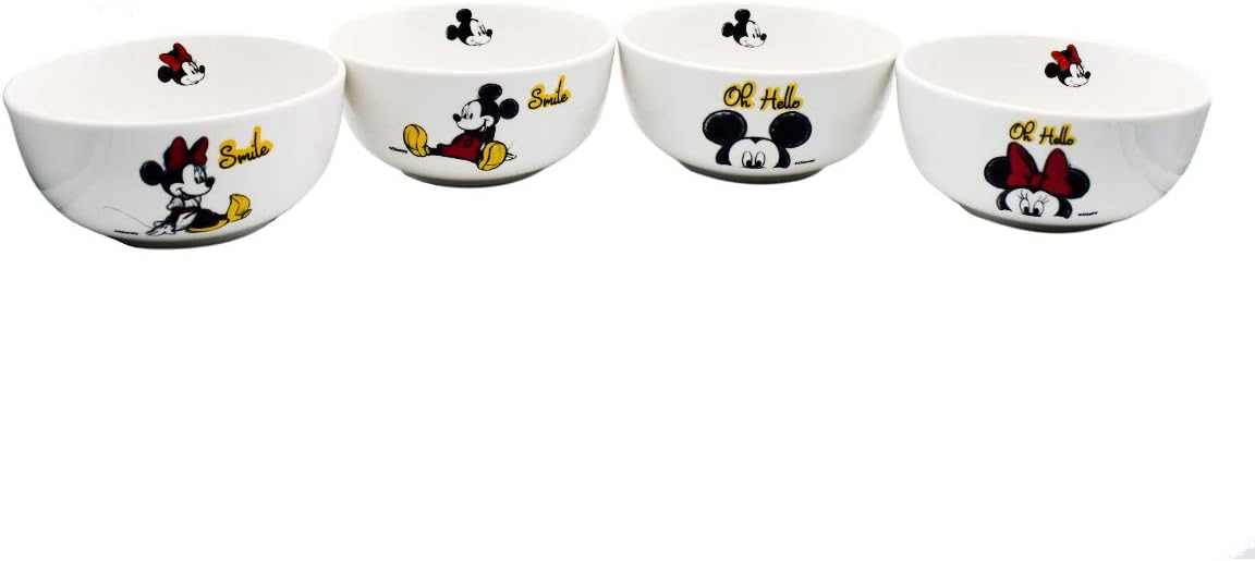 Fun Kids Vajilla: Disney - Mickey Y Minnie Set De 12 Piezas