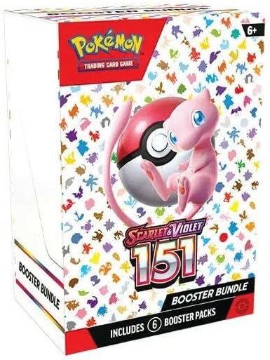 Pokemon TCG Escarlata y Purpura: 151 - Booster Bundle 6 Pack En Español