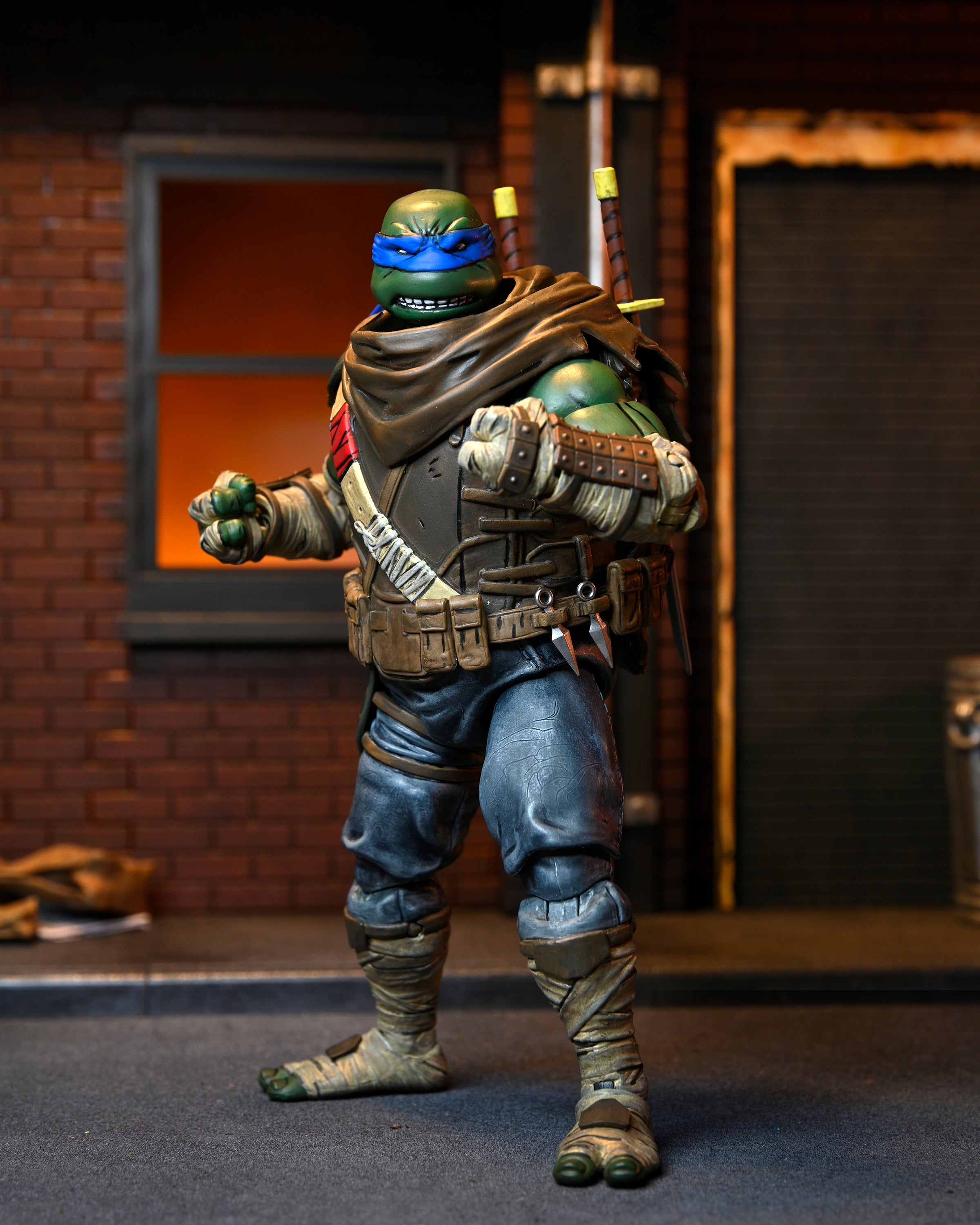 NECA Figura de Accion Ultimate: TMNT Tortugas The Last Ronin - Leonardo 7 Pulgadas