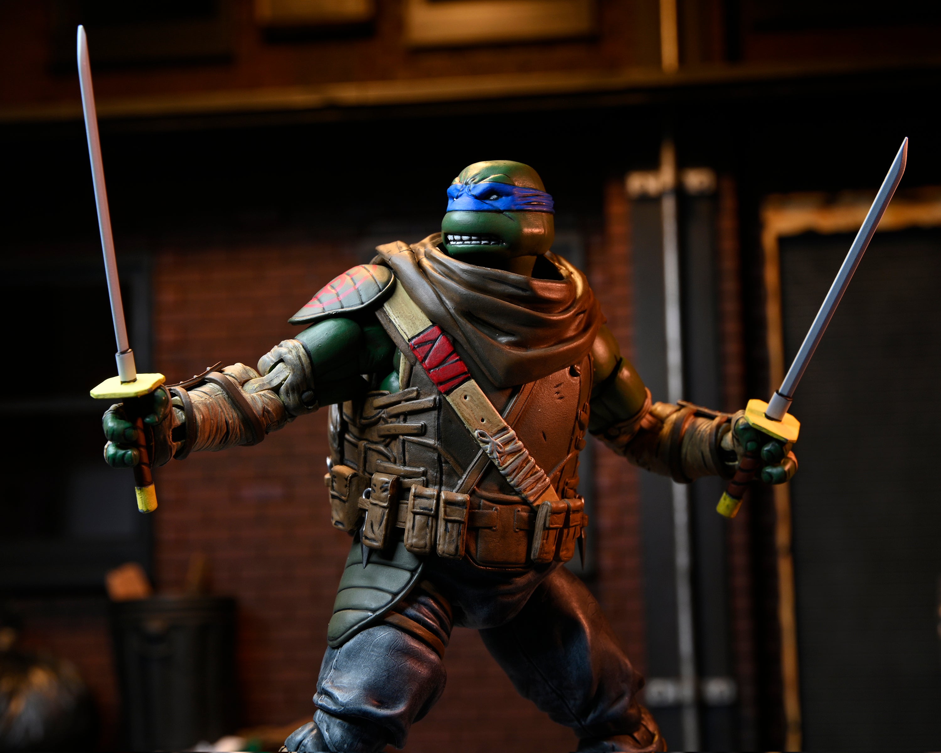 NECA Figura de Accion Ultimate: TMNT Tortugas The Last Ronin - Leonardo 7 Pulgadas