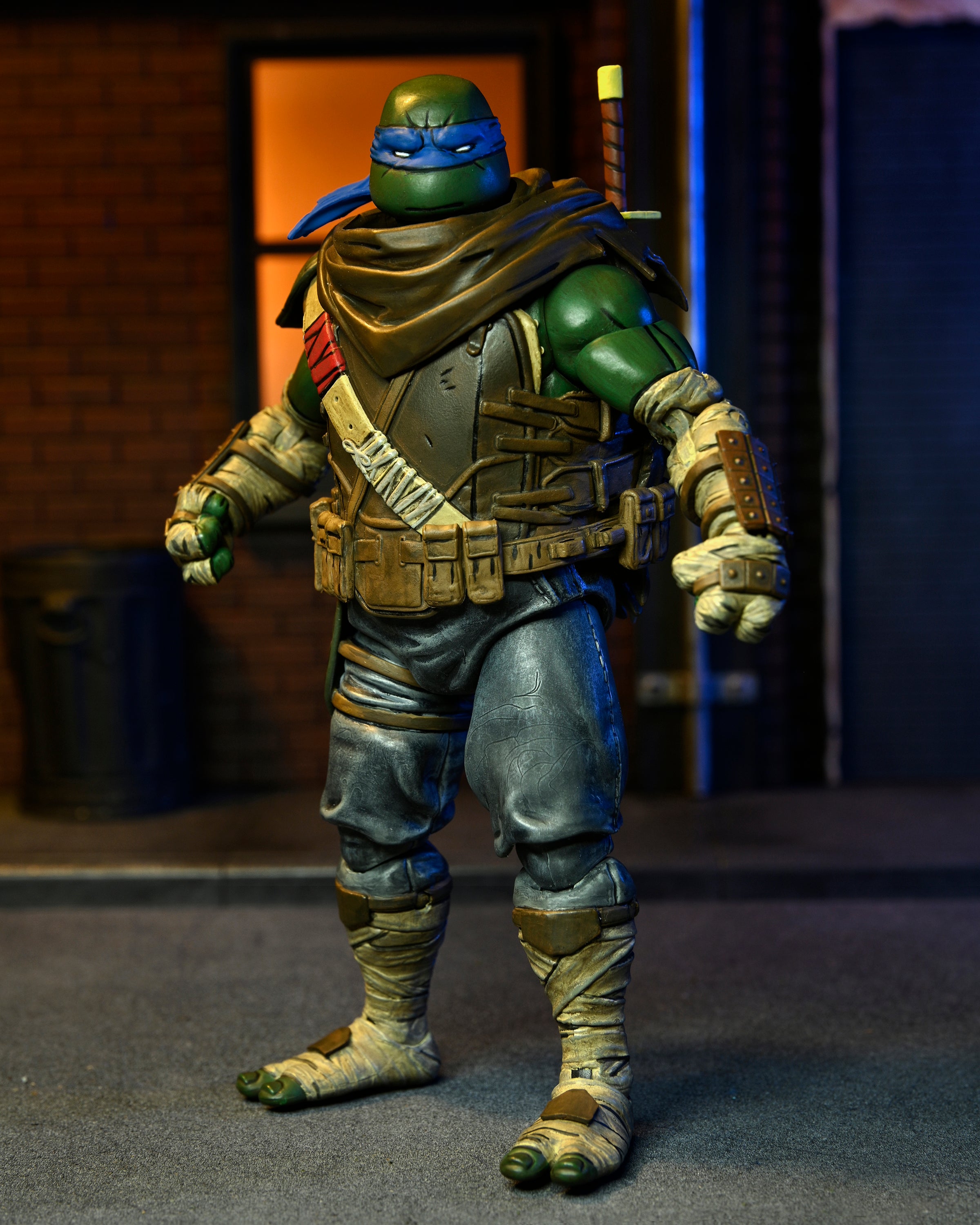 NECA Figura de Accion Ultimate: TMNT Tortugas The Last Ronin - Leonardo 7 Pulgadas