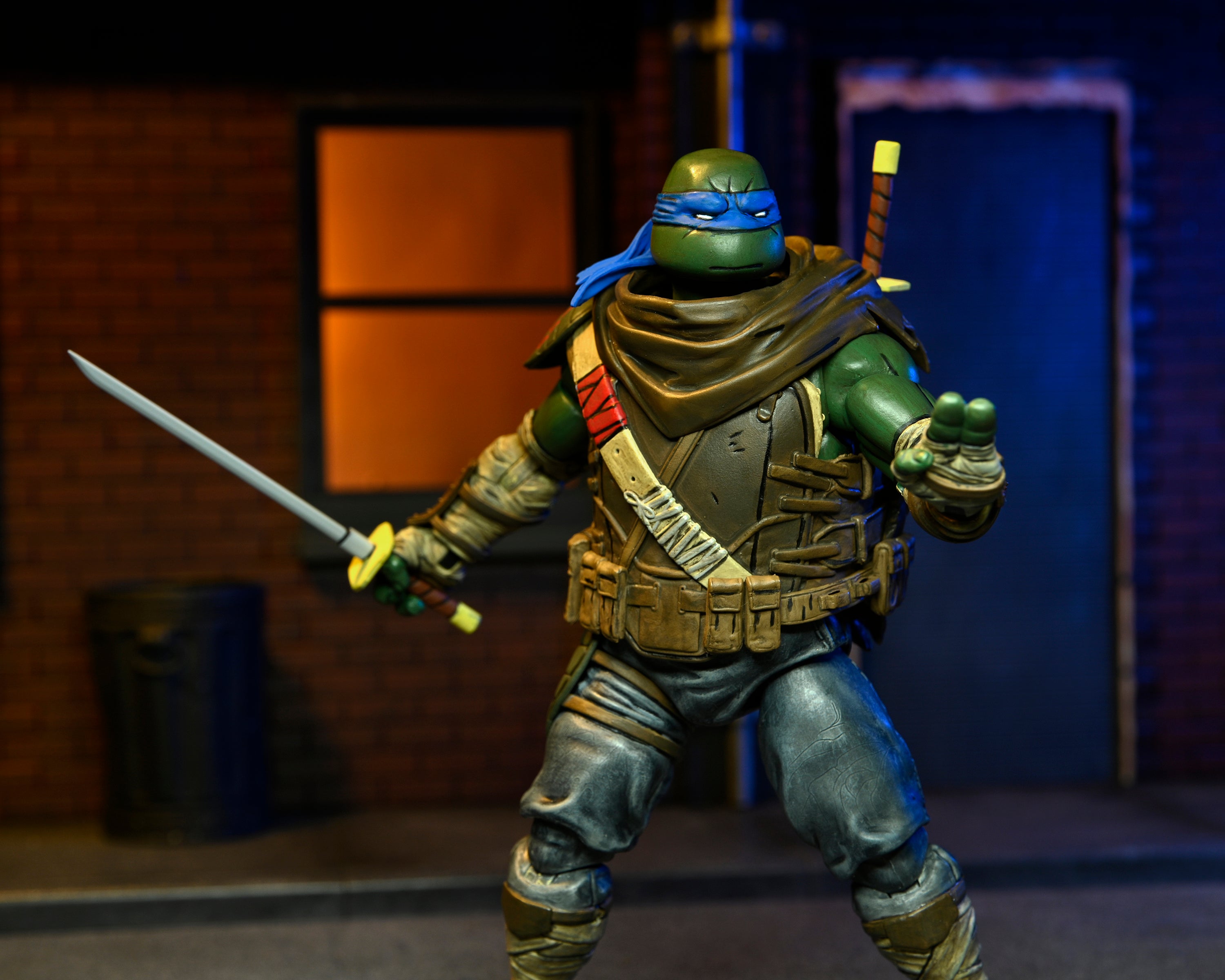 NECA Figura de Accion Ultimate: TMNT Tortugas The Last Ronin - Leonardo 7 Pulgadas