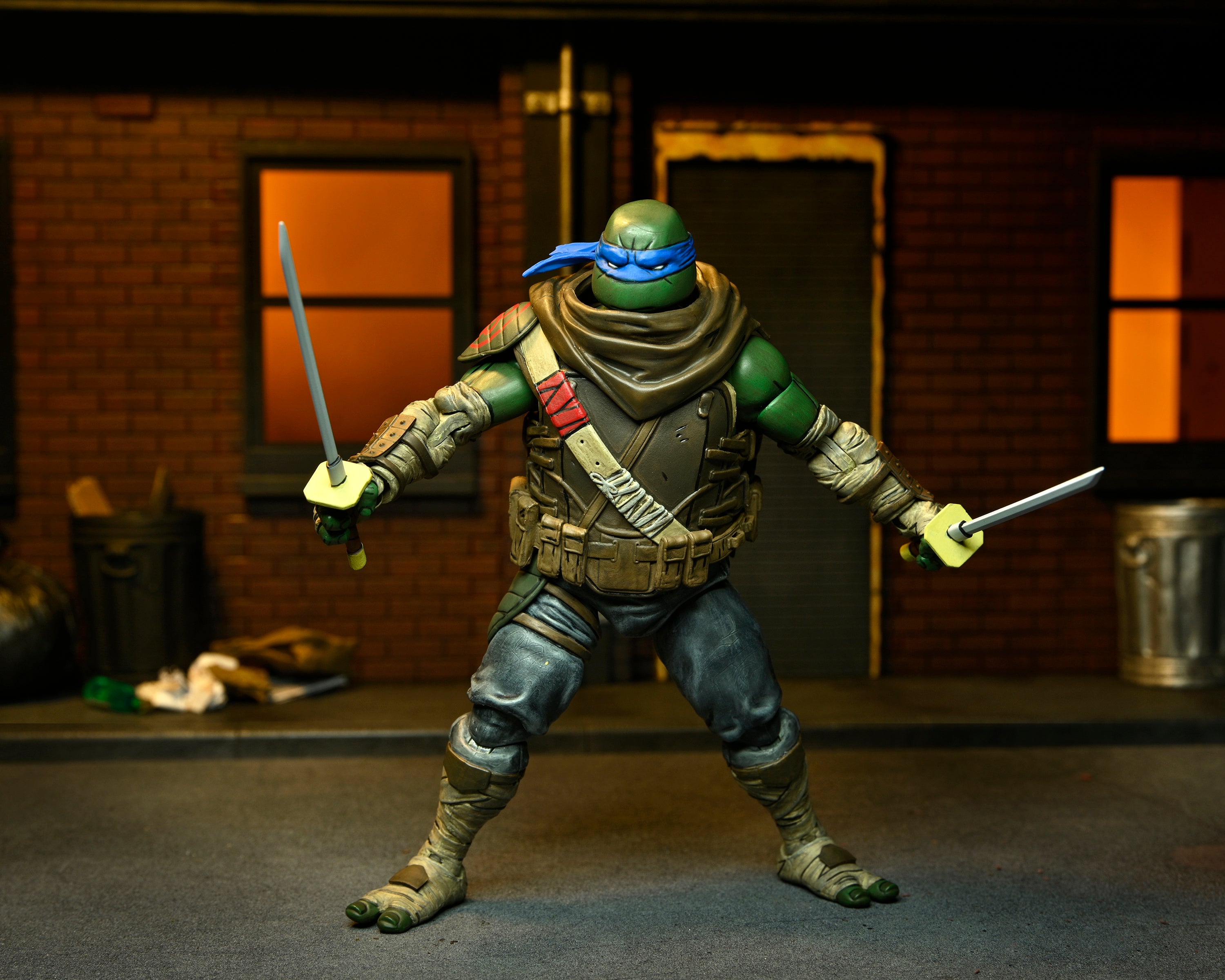 NECA Figura de Accion Ultimate: TMNT Tortugas The Last Ronin - Leonardo 7 Pulgadas