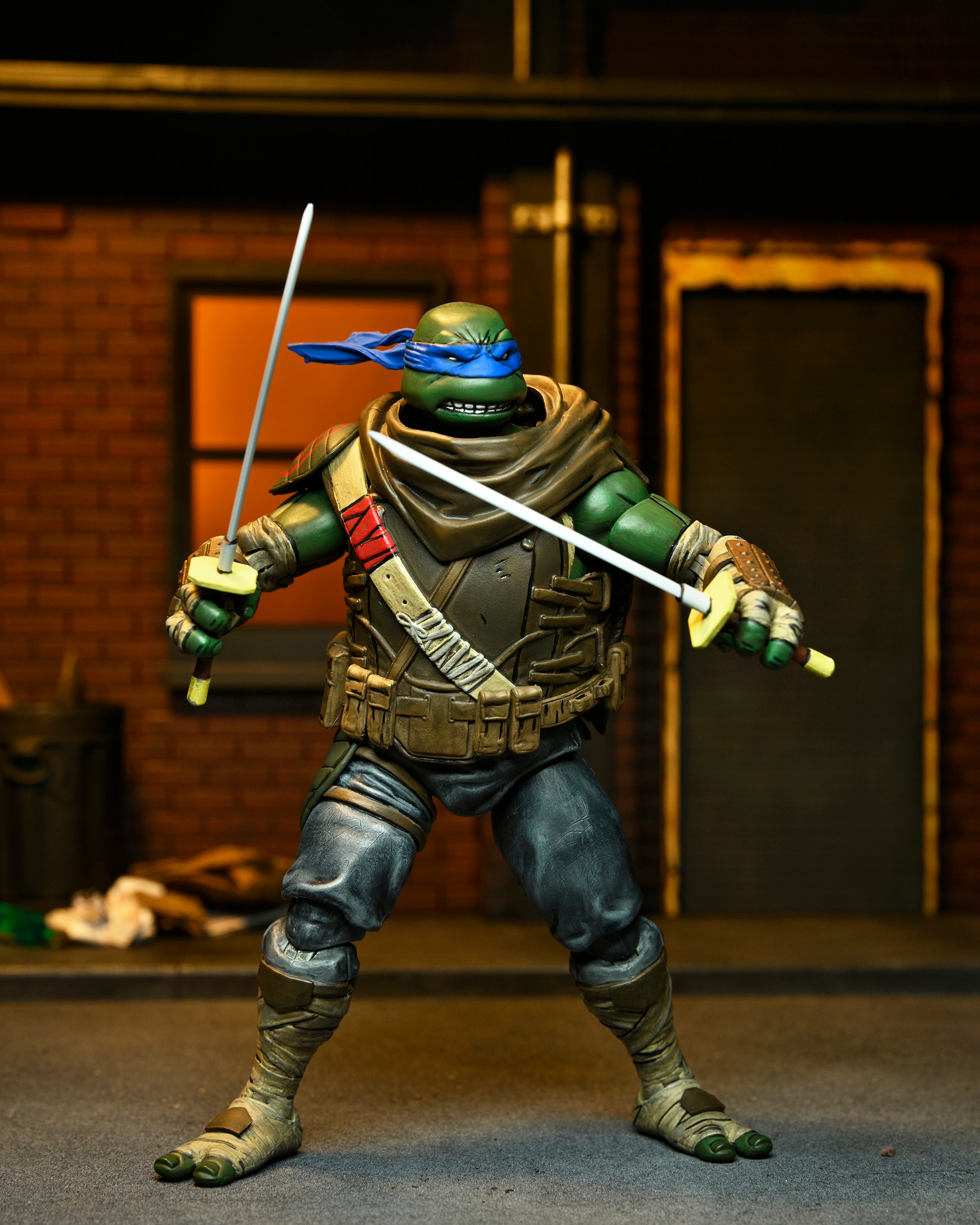 NECA Figura de Accion Ultimate: TMNT Tortugas The Last Ronin - Leonardo 7 Pulgadas