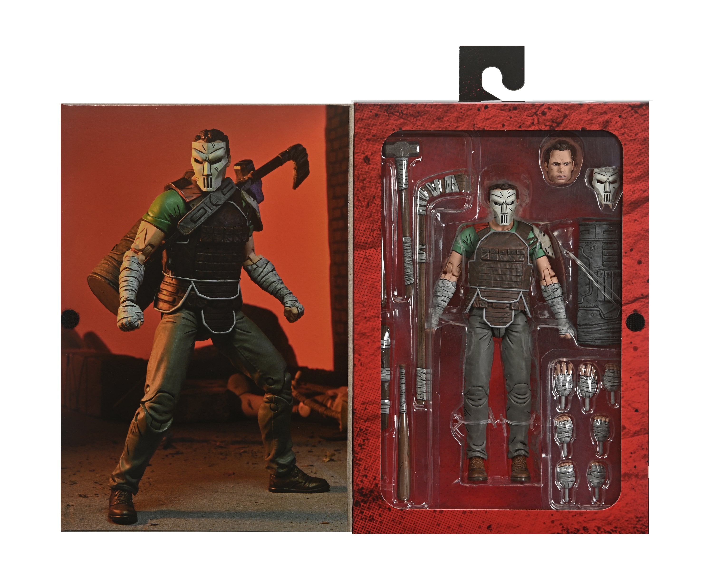 NECA Figura de Accion Ultimate: TMNT Tortugas Ninja The Last Ronin - Casey Jones 7 Pulgadas