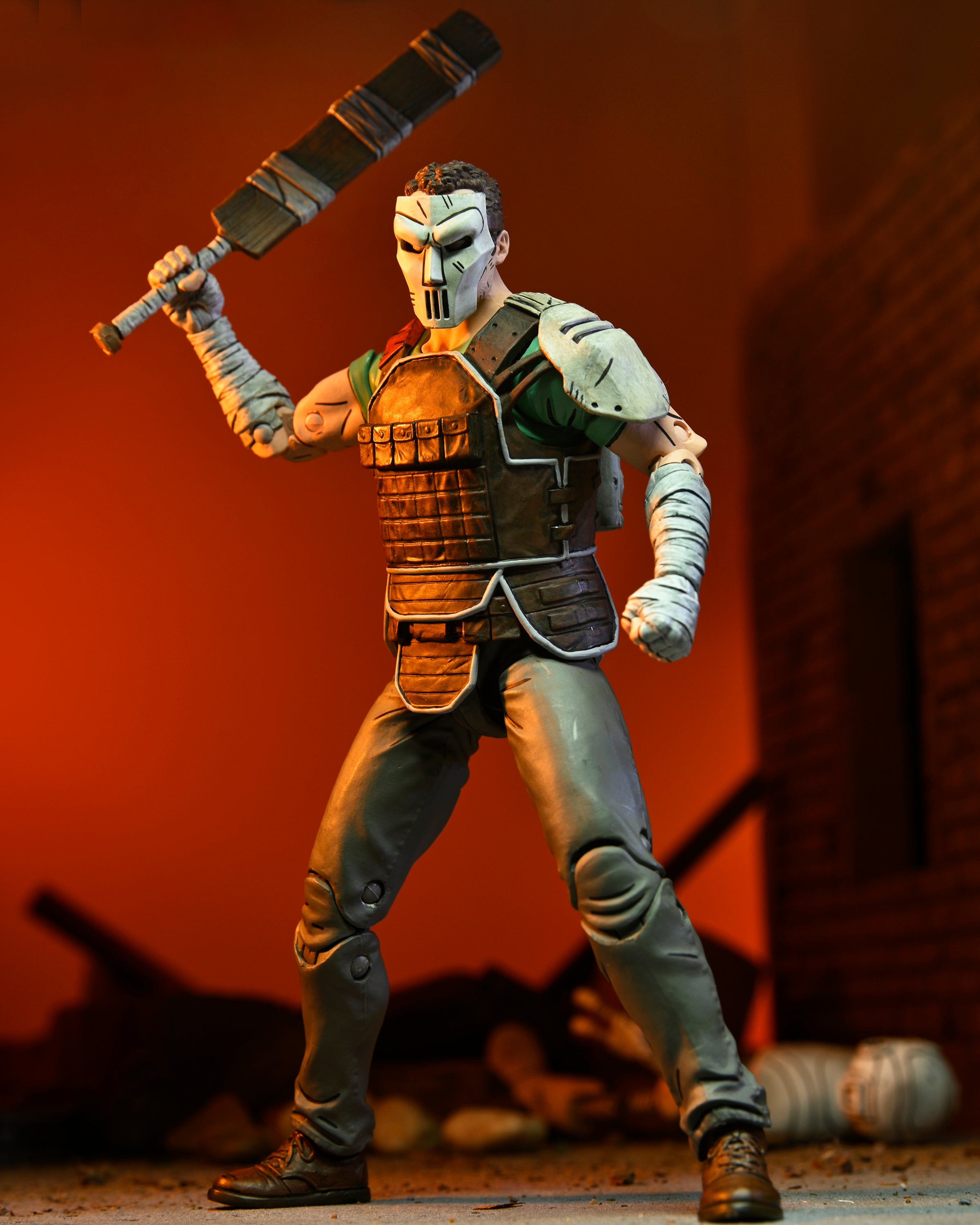 NECA Figura de Accion Ultimate: TMNT Tortugas Ninja The Last Ronin - Casey Jones 7 Pulgadas