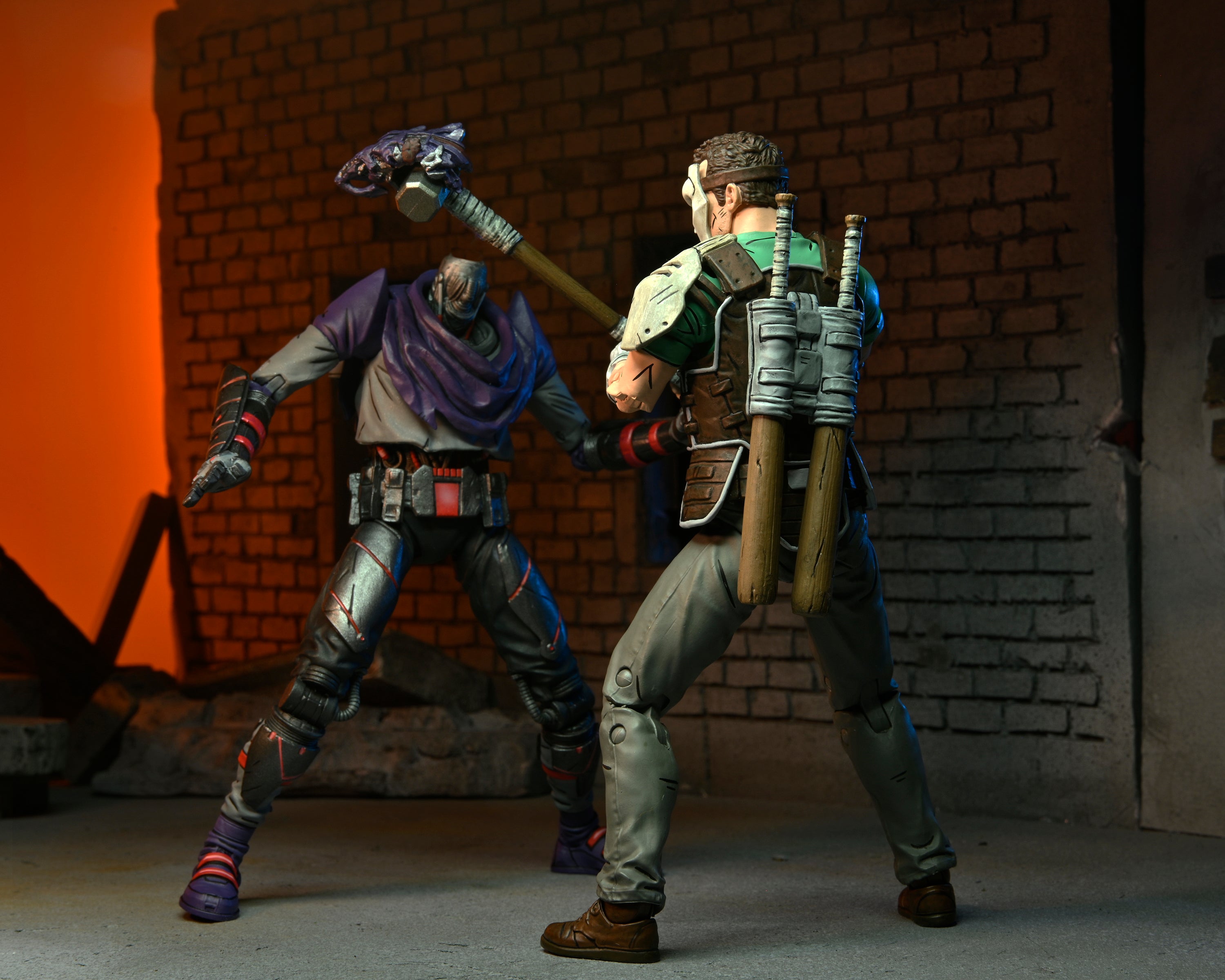 NECA Figura de Accion Ultimate: TMNT Tortugas Ninja The Last Ronin - Casey Jones 7 Pulgadas