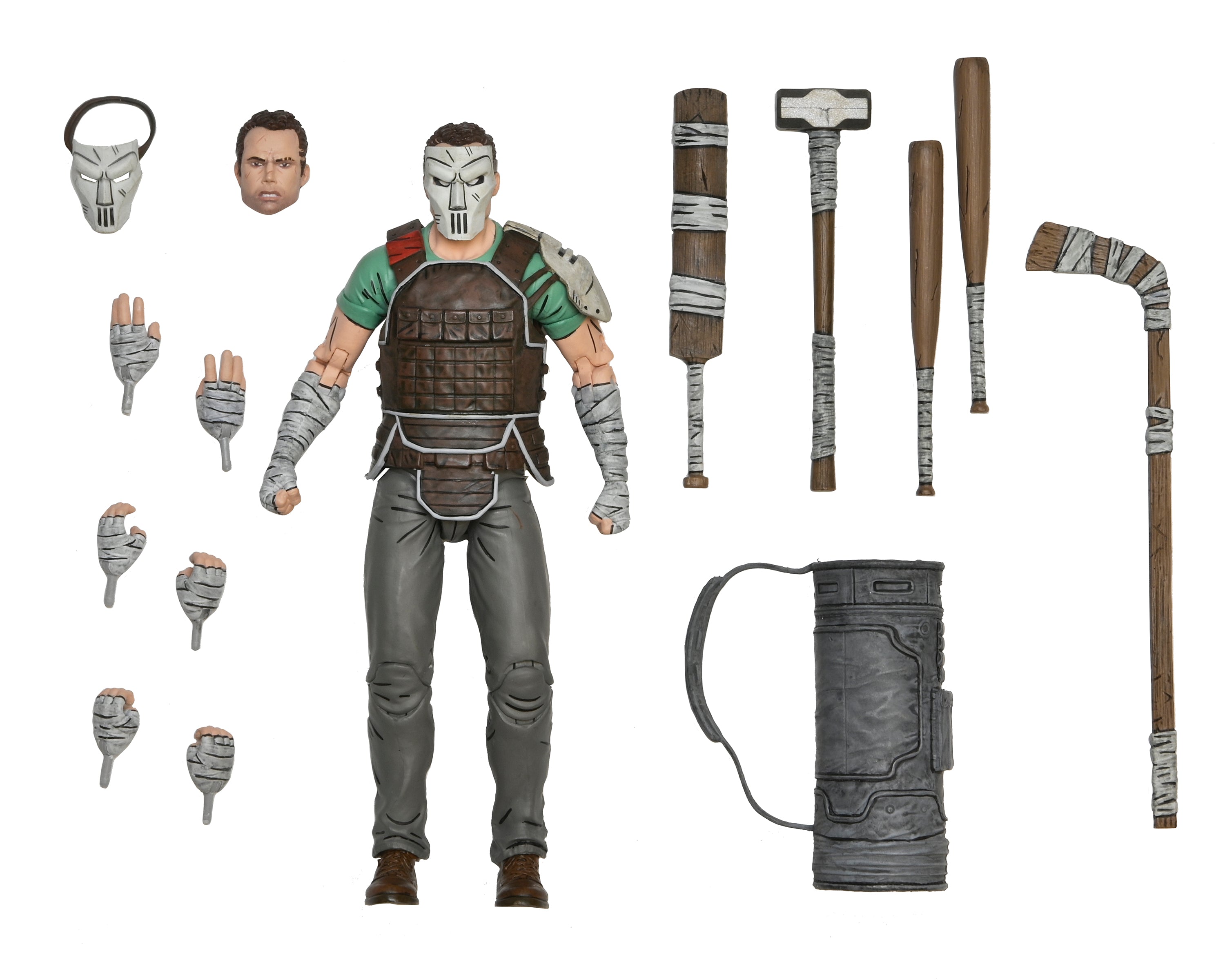 NECA Figura de Accion Ultimate: TMNT Tortugas Ninja The Last Ronin - Casey Jones 7 Pulgadas