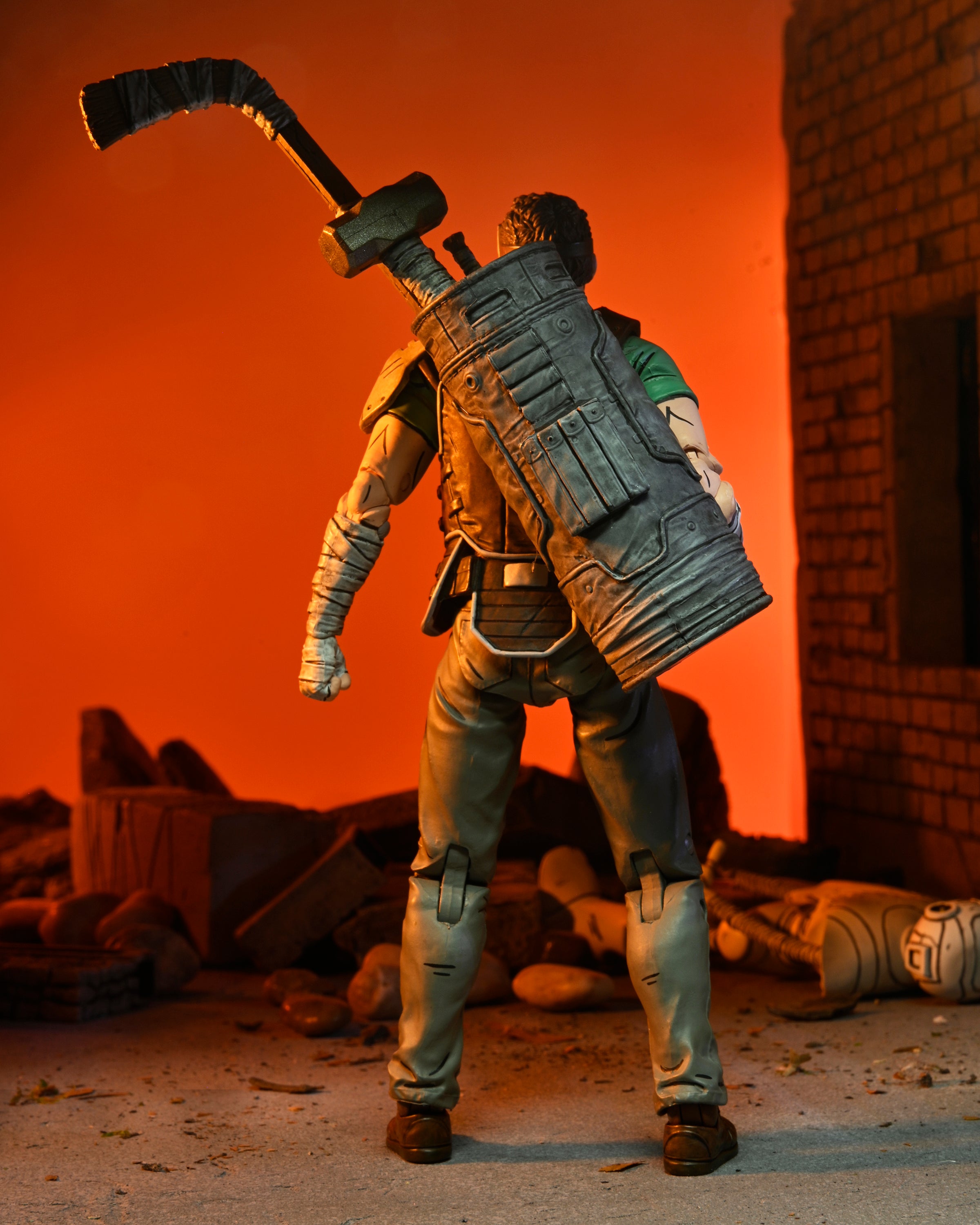 NECA Figura de Accion Ultimate: TMNT Tortugas Ninja The Last Ronin - Casey Jones 7 Pulgadas