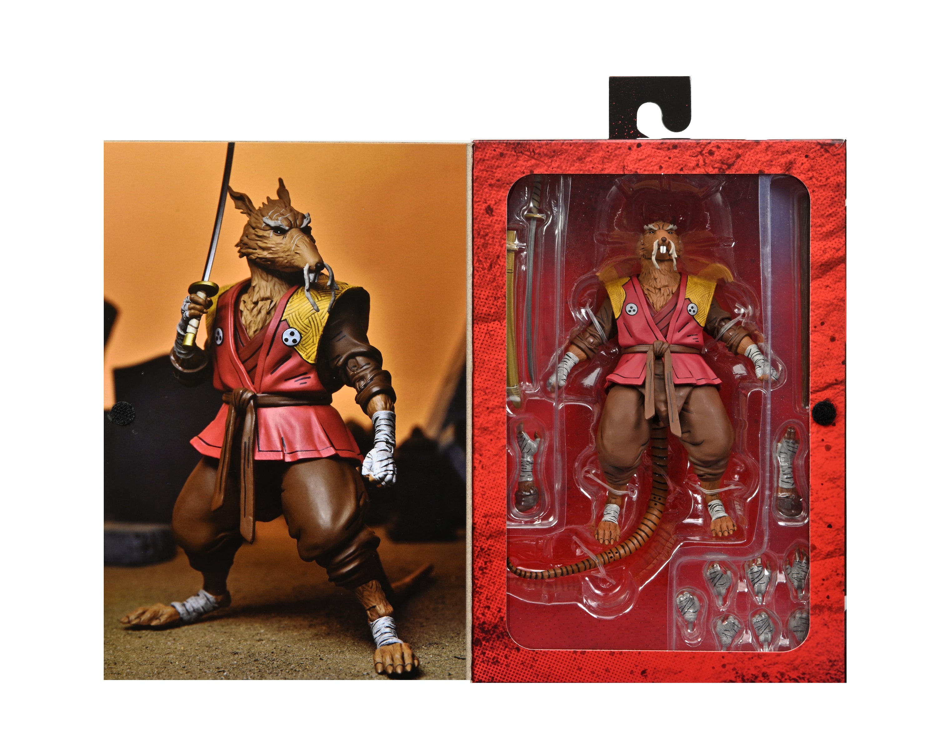 NECA Figura de Accion Ultimate: TMNT Tortugas The Last Ronin - Maestro Splinter 7 Pulgadas