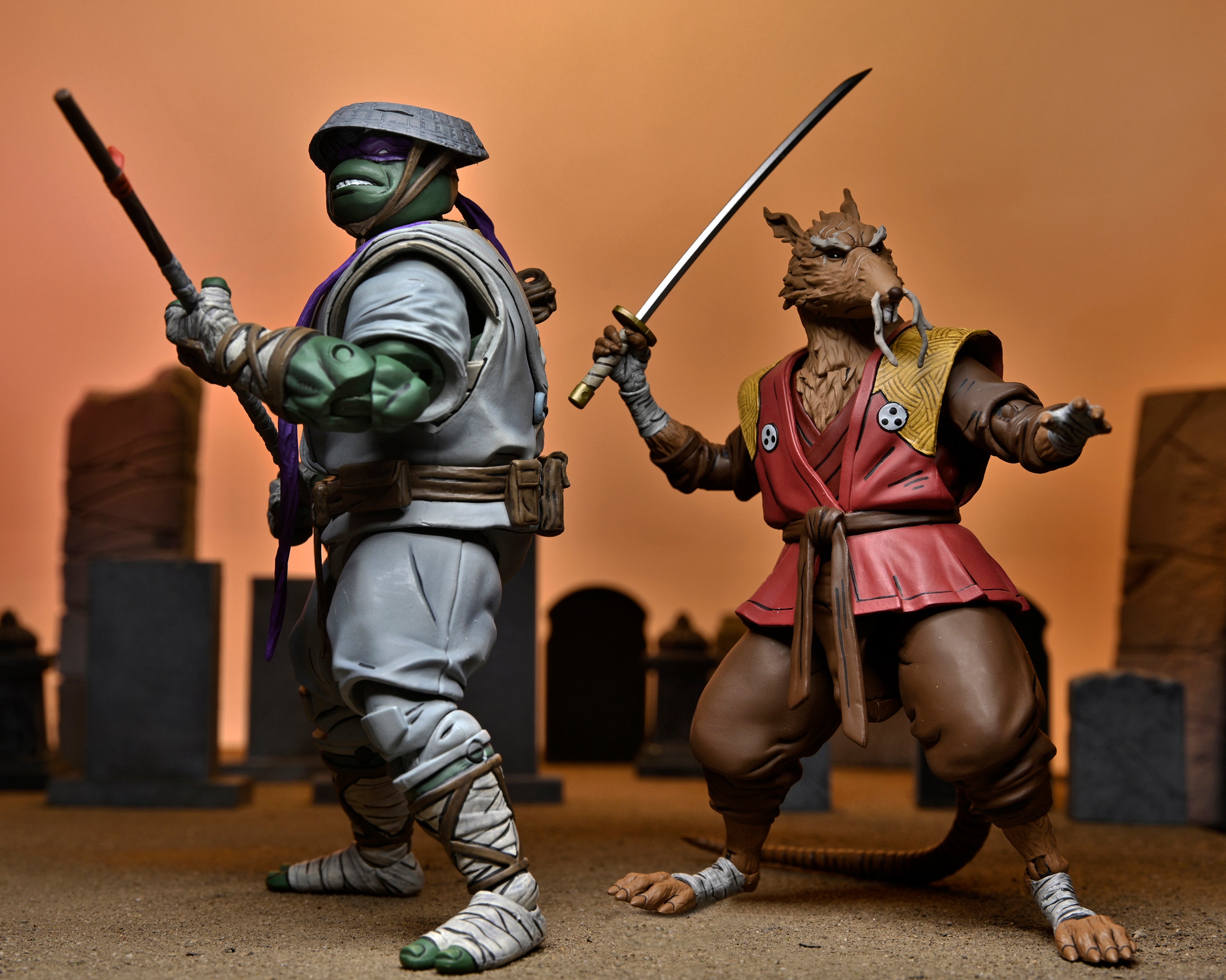 NECA Figura de Accion Ultimate: TMNT Tortugas The Last Ronin - Maestro Splinter 7 Pulgadas