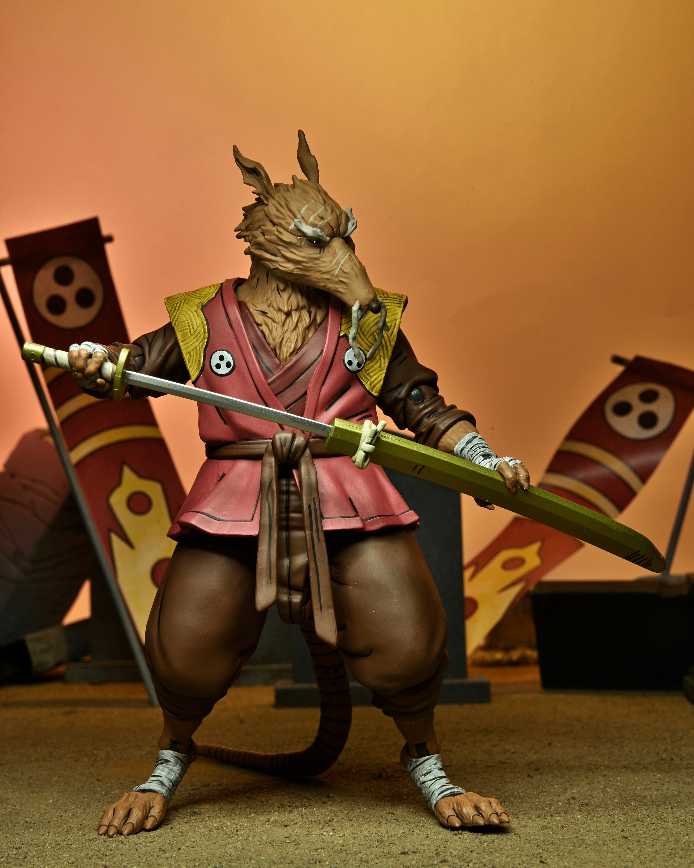 NECA Figura de Accion Ultimate: TMNT Tortugas The Last Ronin - Maestro Splinter 7 Pulgadas