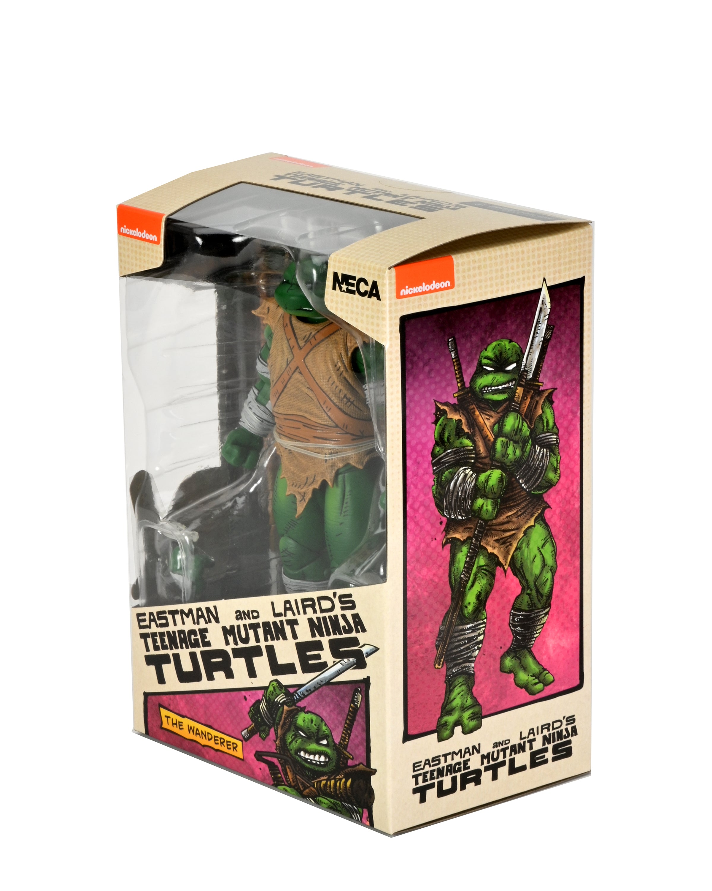 NECA Figura de Accion: TMNT Tortugas Ninja Mirage Comics - Miguel Angel The Wanderer 7 Pulgadas