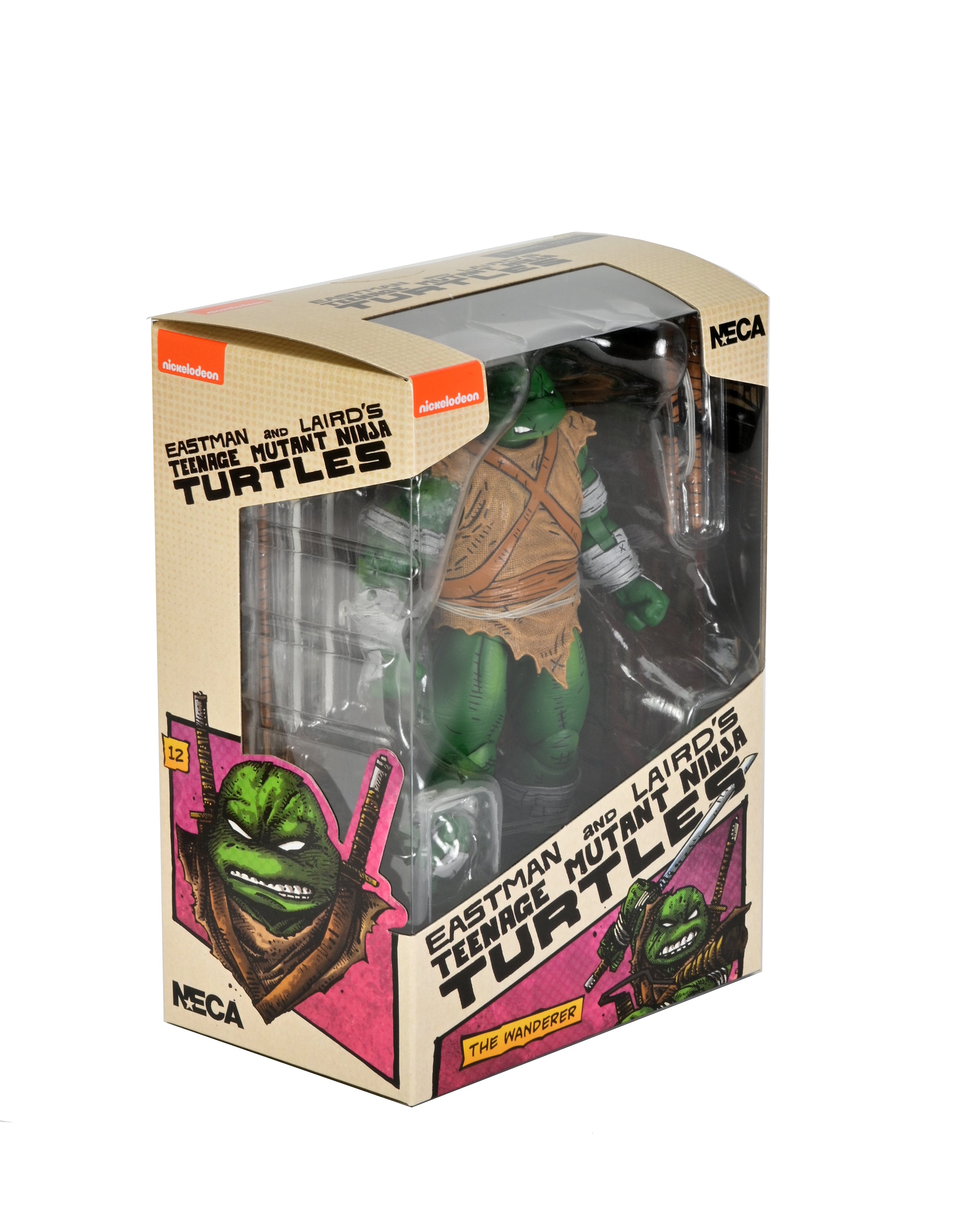 NECA Figura de Accion: TMNT Tortugas Ninja Mirage Comics - Miguel Angel The Wanderer 7 Pulgadas