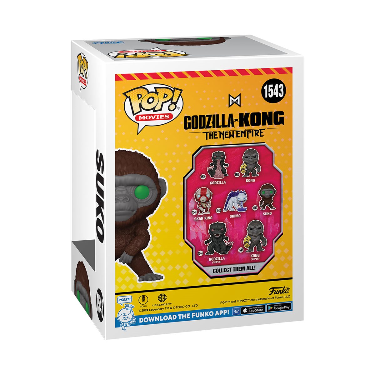 Funko Pop Movies: Godzilla x Kong The New Empire 2024 - Suko