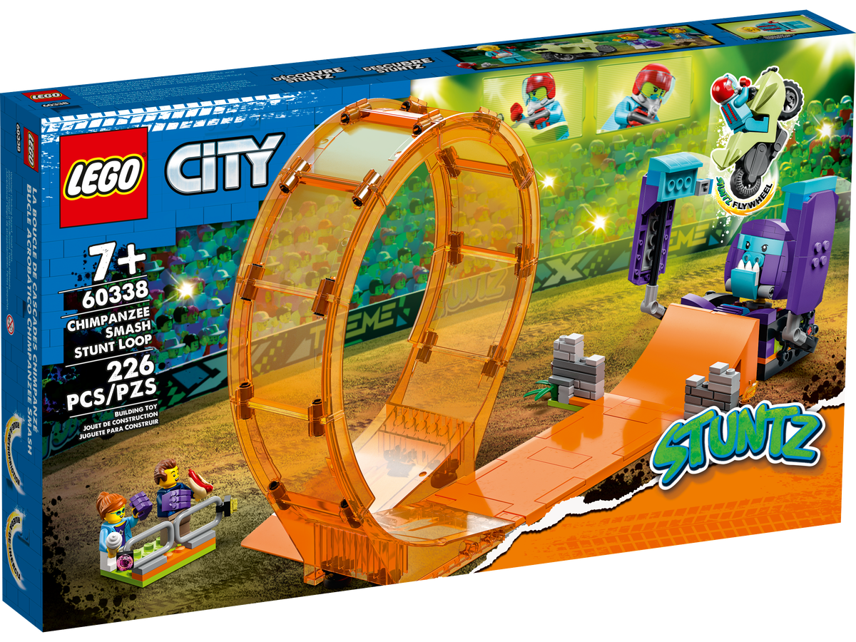 LEGO City Bucle Acrobatico Chimpance Devastador 60338