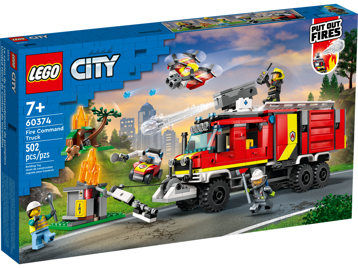 LEGO City Unidad Movil de Control de Incendios 60374