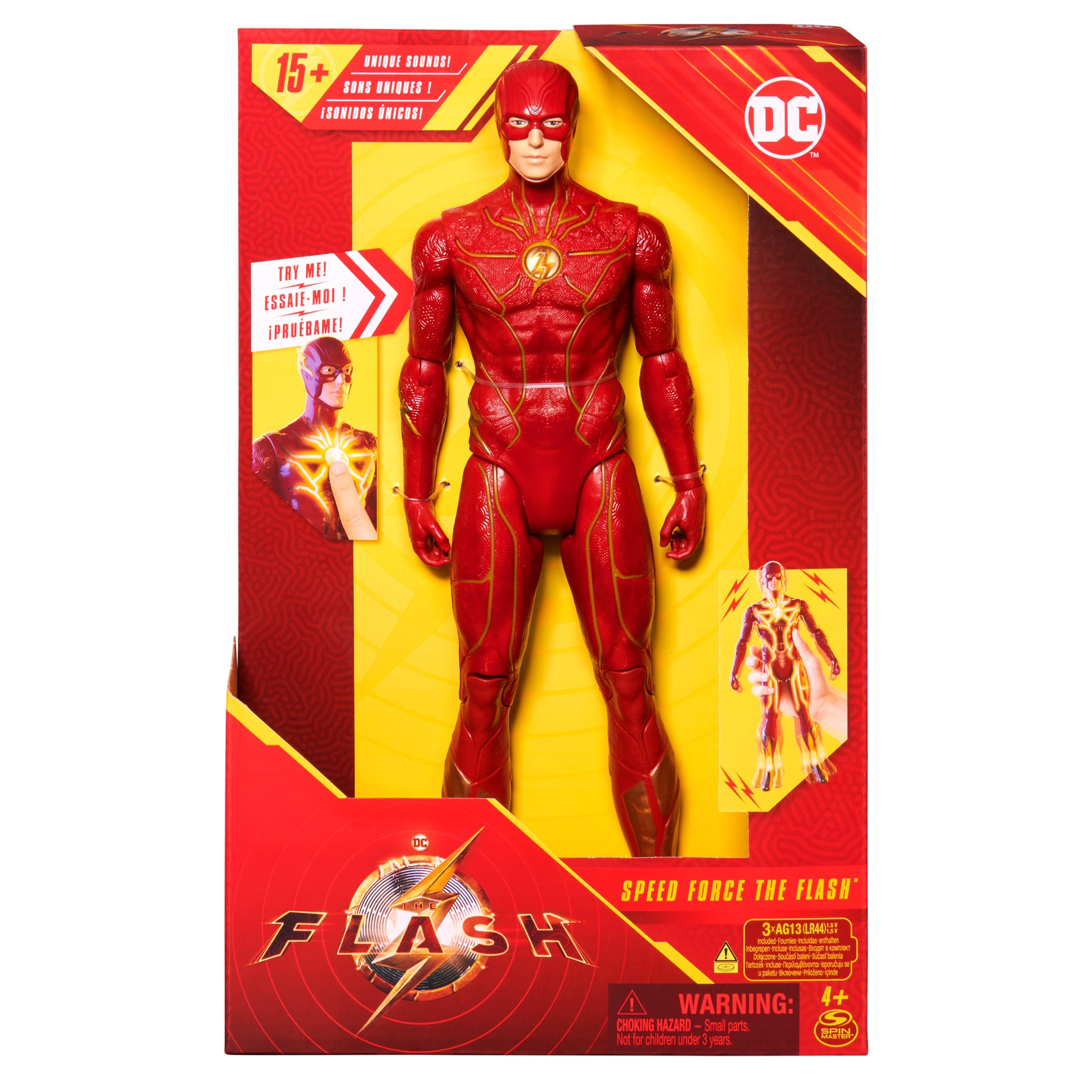 Flash The Movie: Flash Deluxe Luz Y Sonido Figura 12 Pulgadas