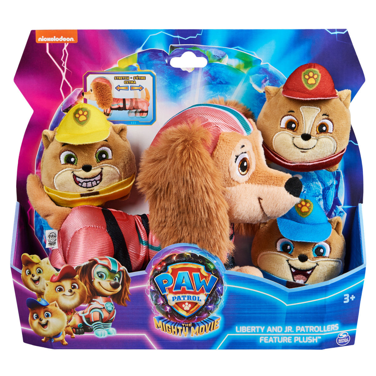 Paw Patrol: The Mighty Movie - Liberty Y Poms Peluche