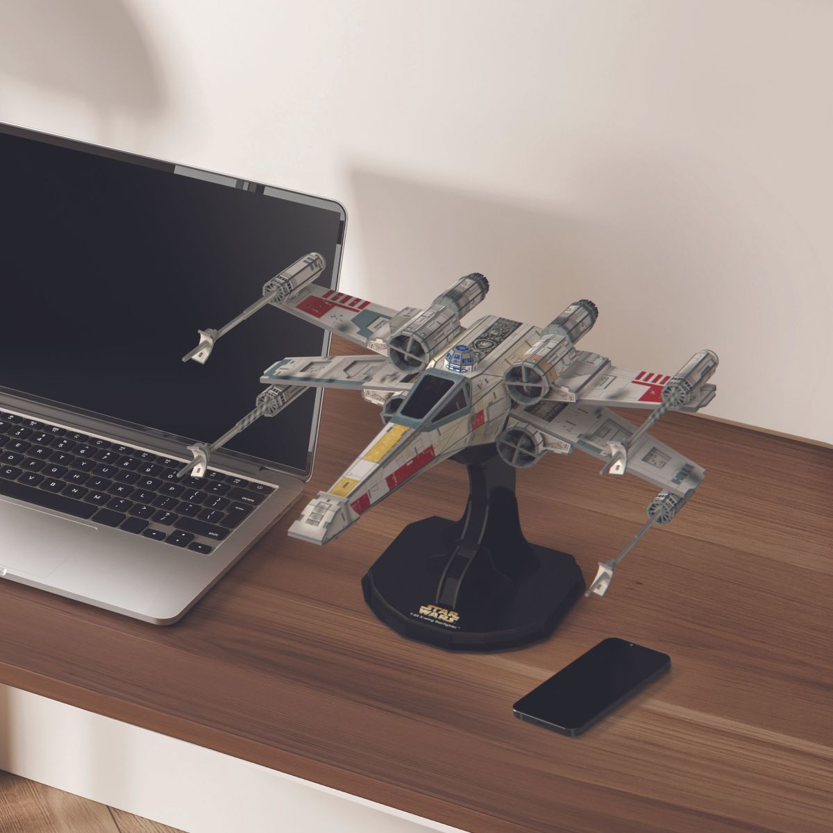 4D Puzzles: Star Wars - Caza Estelar X Wing Rompecabezas 4D