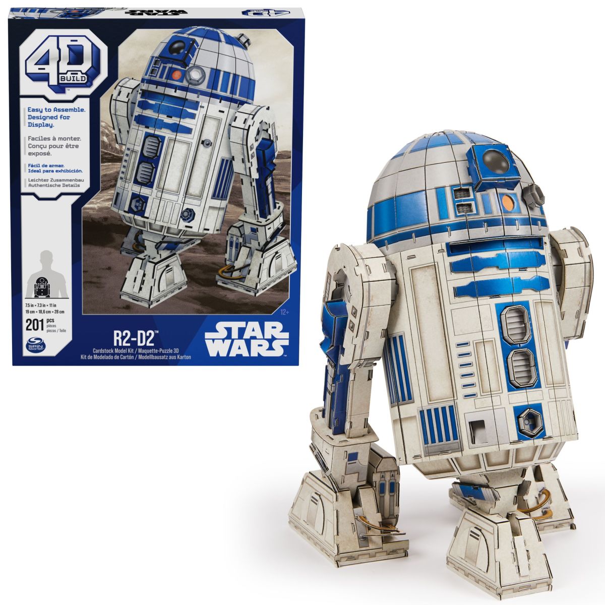 4D Puzzles: Star Wars - R2 D2 Rompecabezas 4D