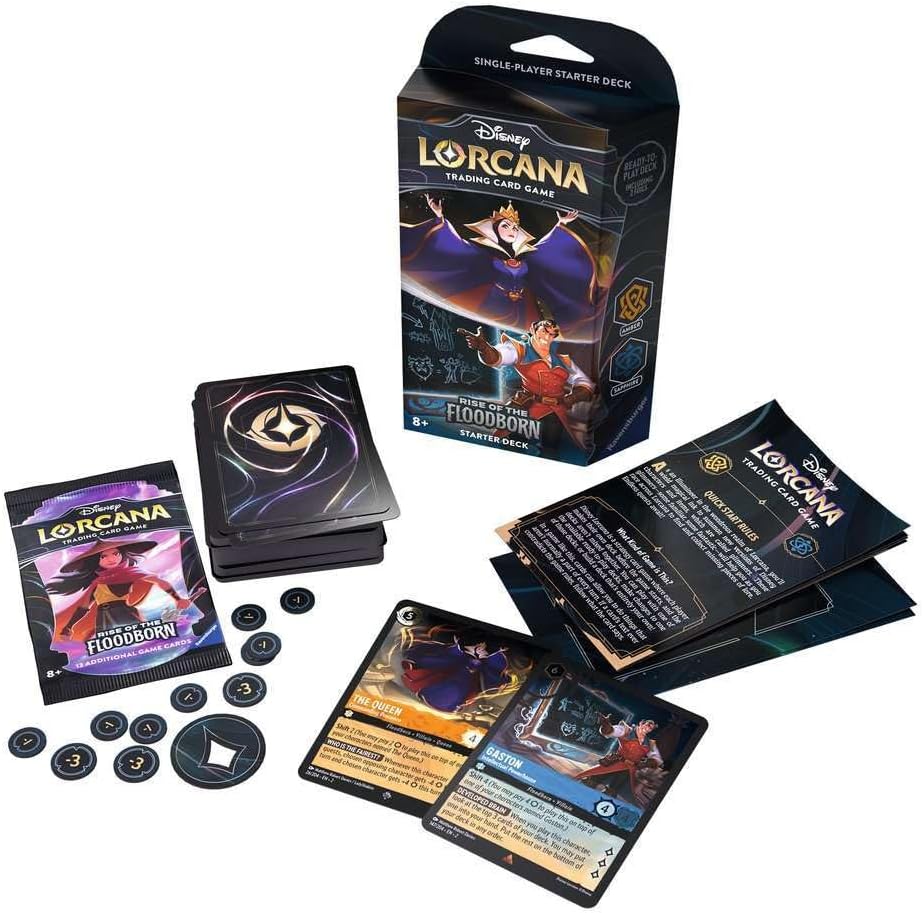 Lorcana: Rise Of The Floodborn - Starter Deck En Ingles - The Queen 1 pieza