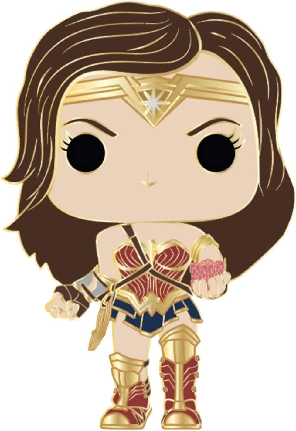 Funko Pop Pin: DC Justice League - Wonder Woman Pin Esmaltado