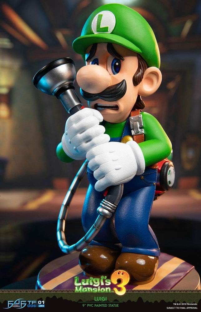 First 4 Figures: Mario Bros Luigis Mansion 3 - Luigi Cazafantasmas Edicion Estandar 9 Pulgadas