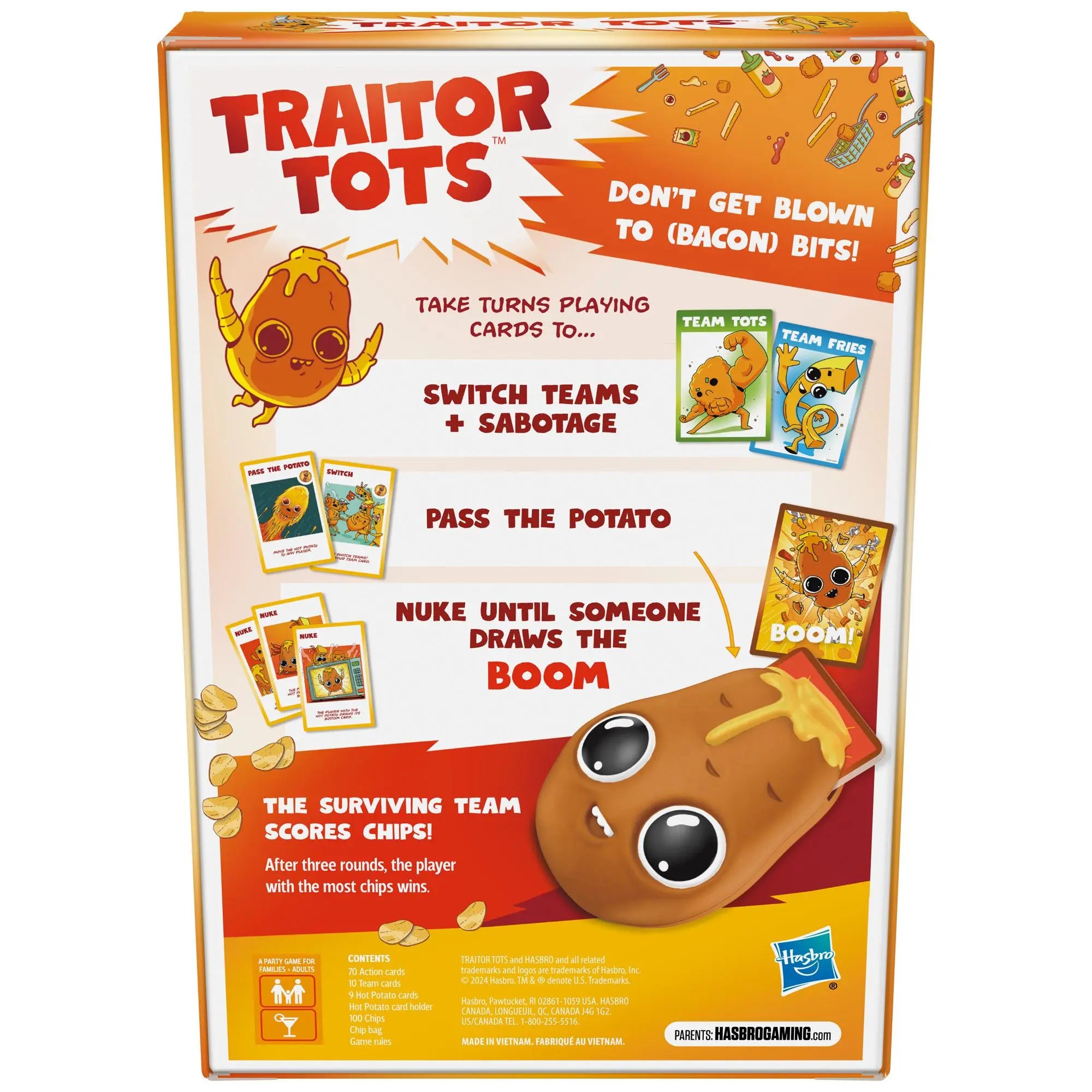 Hasbro Gaming: Traitor Tots Juego De Mesa