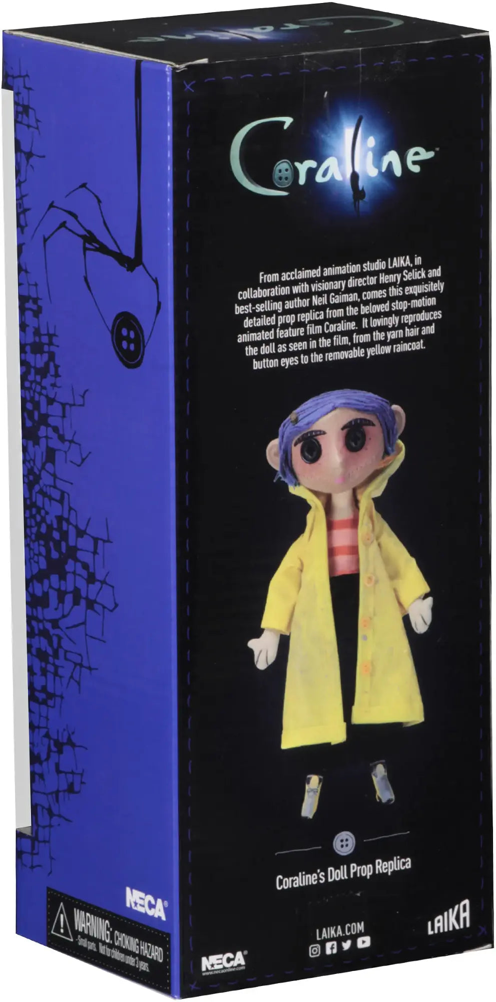 NECA Doll Prop Replica: Coraline - Coraline Muñeca 10 Pulgadas