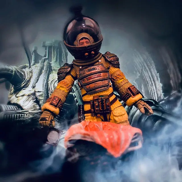 NECA Figura de Accion Ultimate: Alien 40 Aniversario - Kane Traje de Compresion 7 Pulgadas