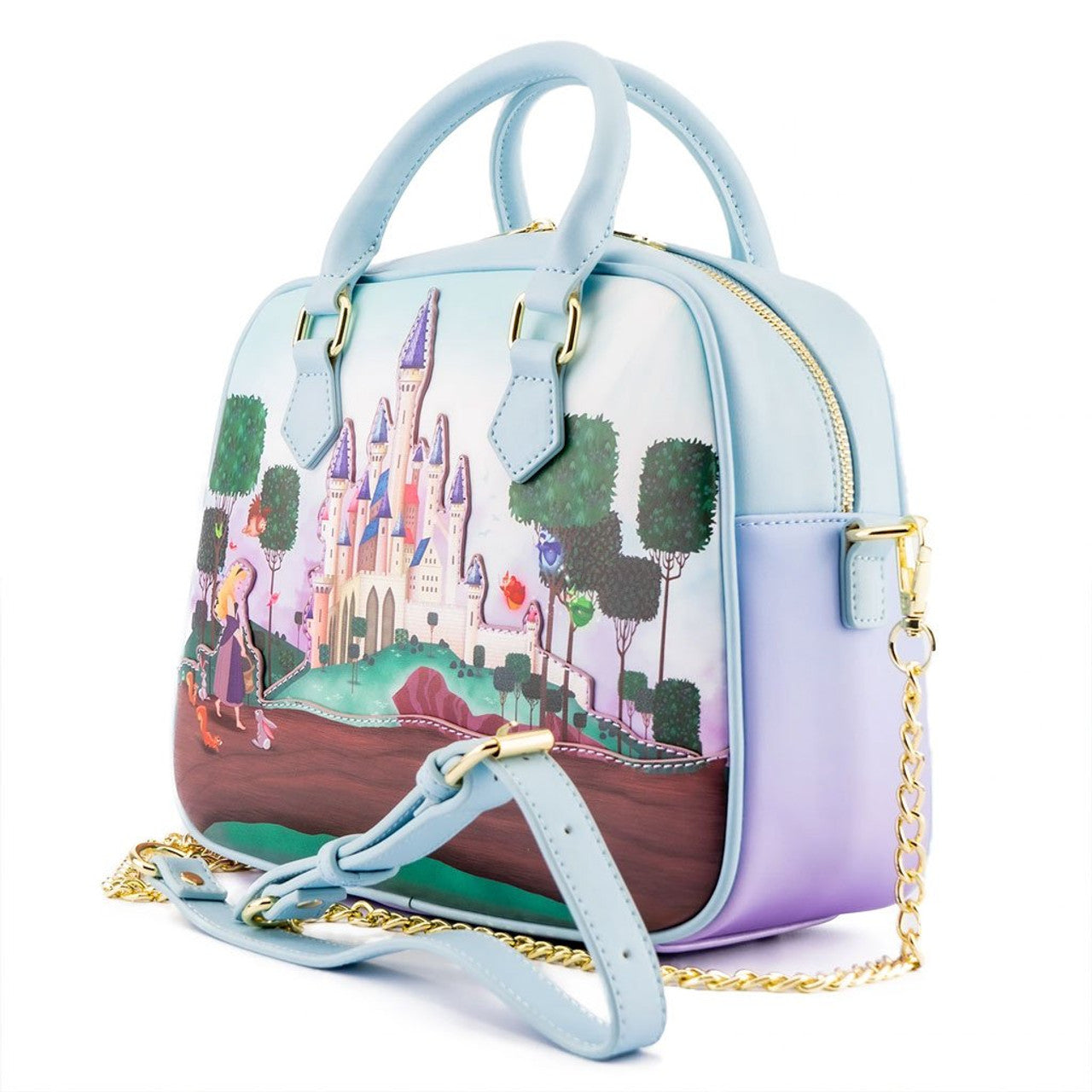 Loungefly X Disney:Castillo de Princesas Series Bella Durmiente Bolso Cruzado