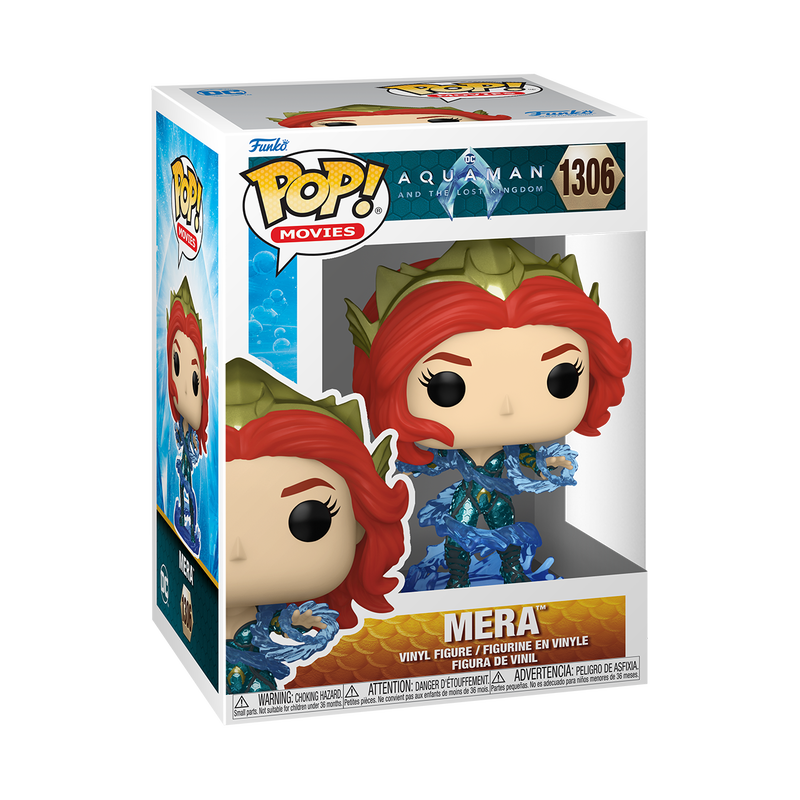 Funko Pop Movies: DC Aquaman y El Reino Perdido - Mera con Hydrokinesis