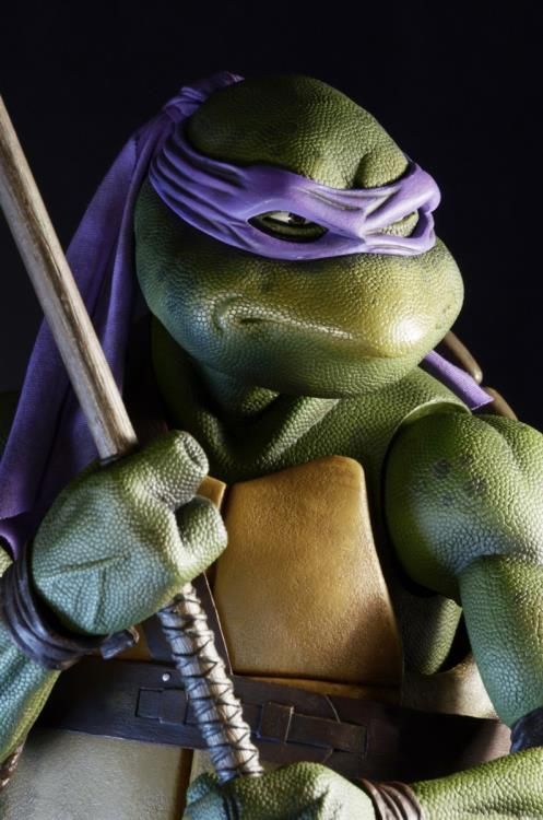 NECA Figura de Accion: TMNT Tortugas Ninja 1990 - Donatello Escala 1/4