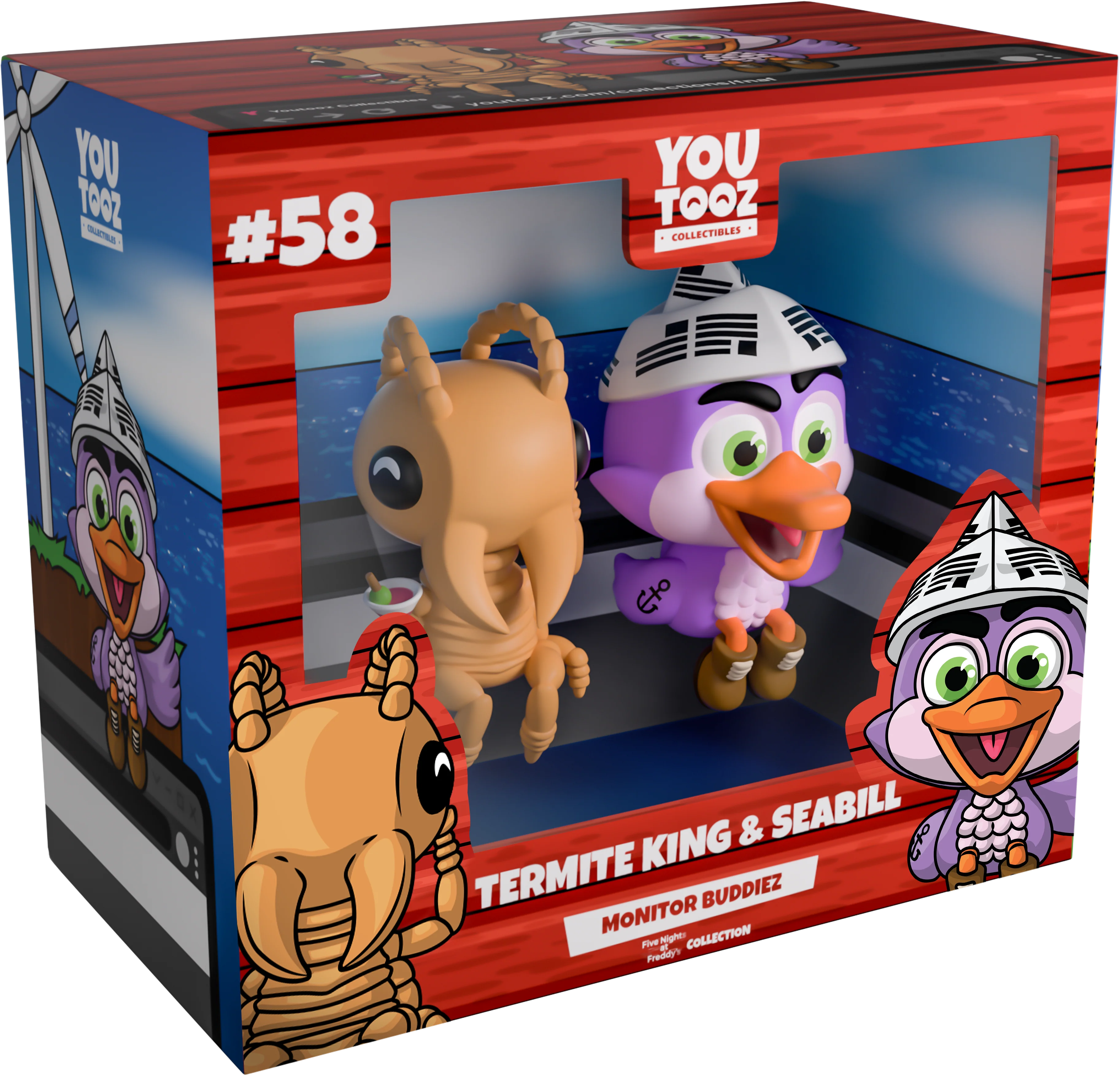 Youtooz Games: Chipper And Sons Lumber Co - Termite King y Seabill Monitor Buddiez