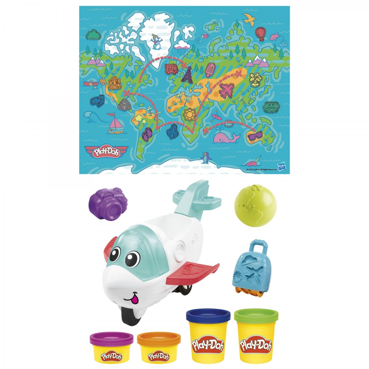 Play Doh: Set Primeras Creaciones Con El Avion