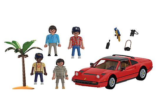 Playmobil Vehicles: Magnum pi Ferrari 308 GTS Quattrovalvole 71343