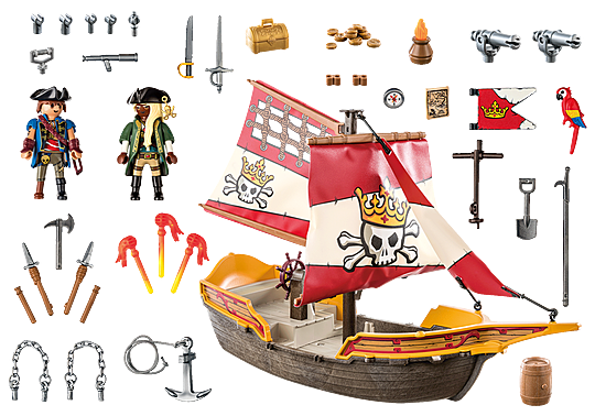 Playmobil Pirates: Barco Pirata 71418