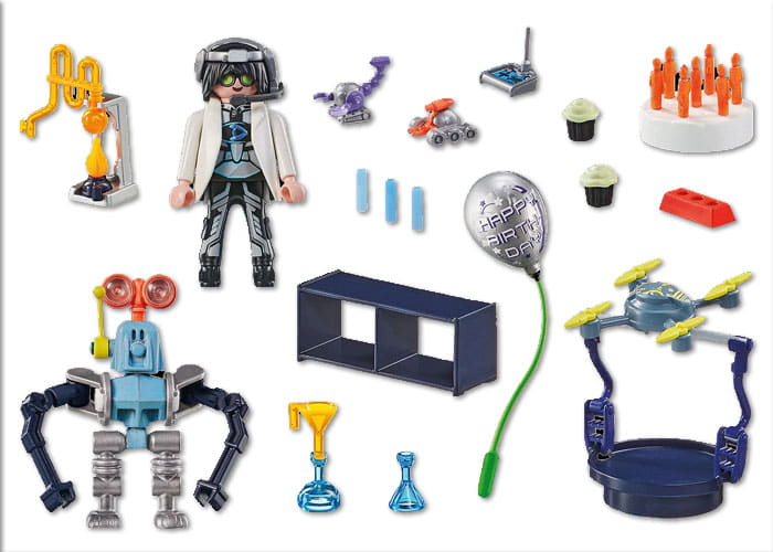 Playmobil My Life: Investigador con robots 71450