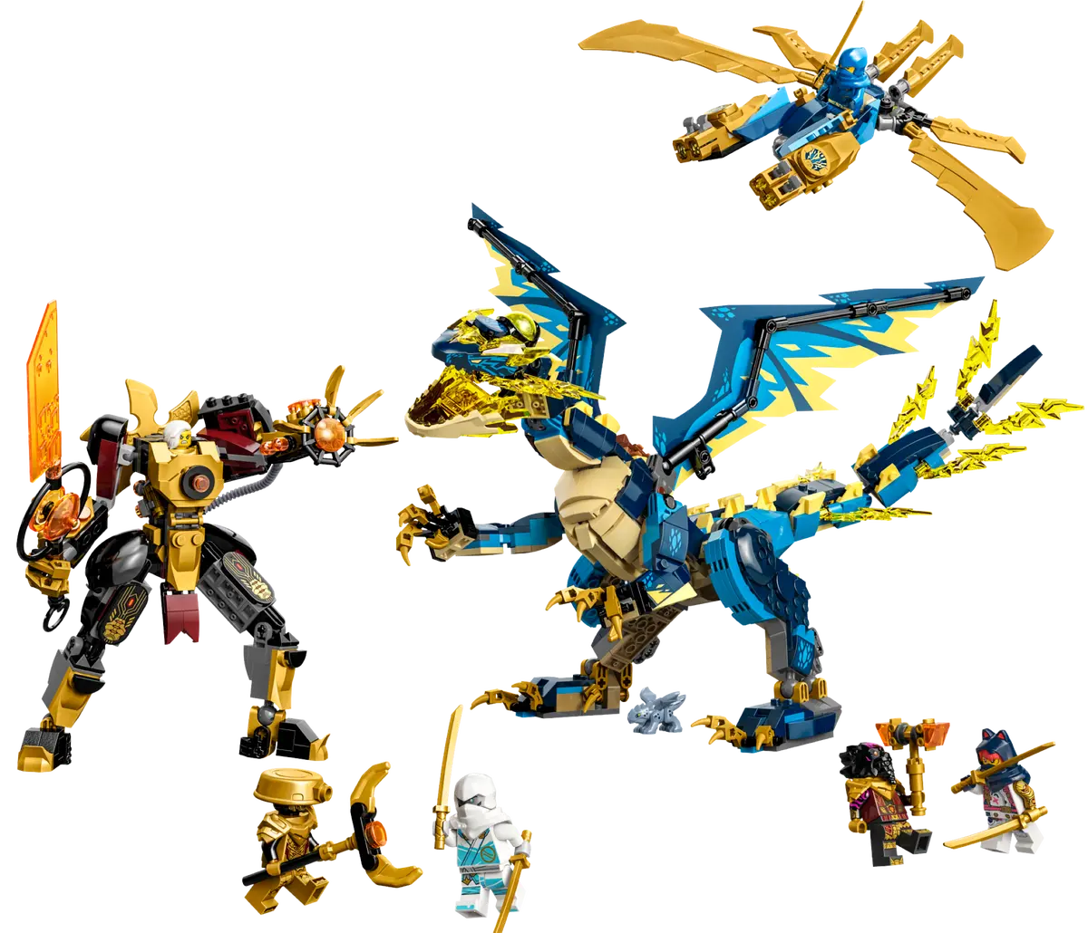 LEGO Ninjago Dragon Elemental vs Meca de la Emperatriz 71796