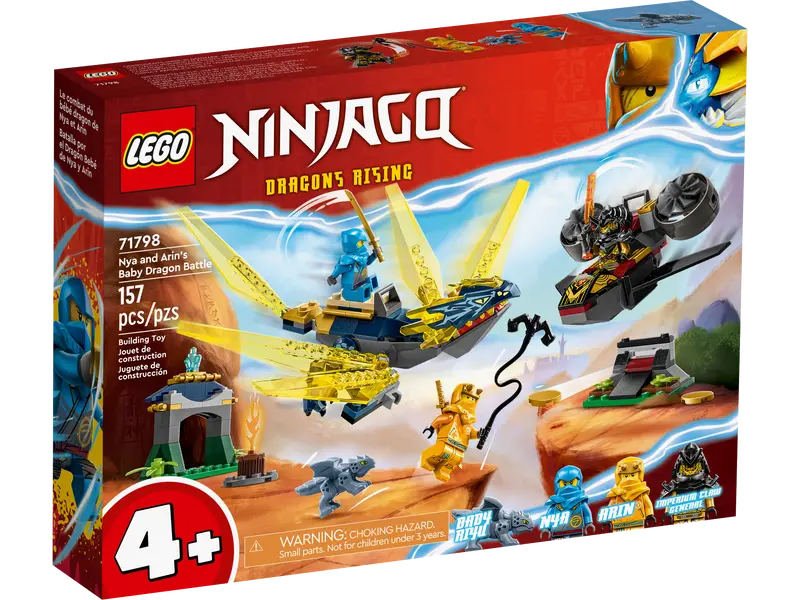 LEGO Ninjago Batalla por el Dragon Bebe de Nya y Arin 71798